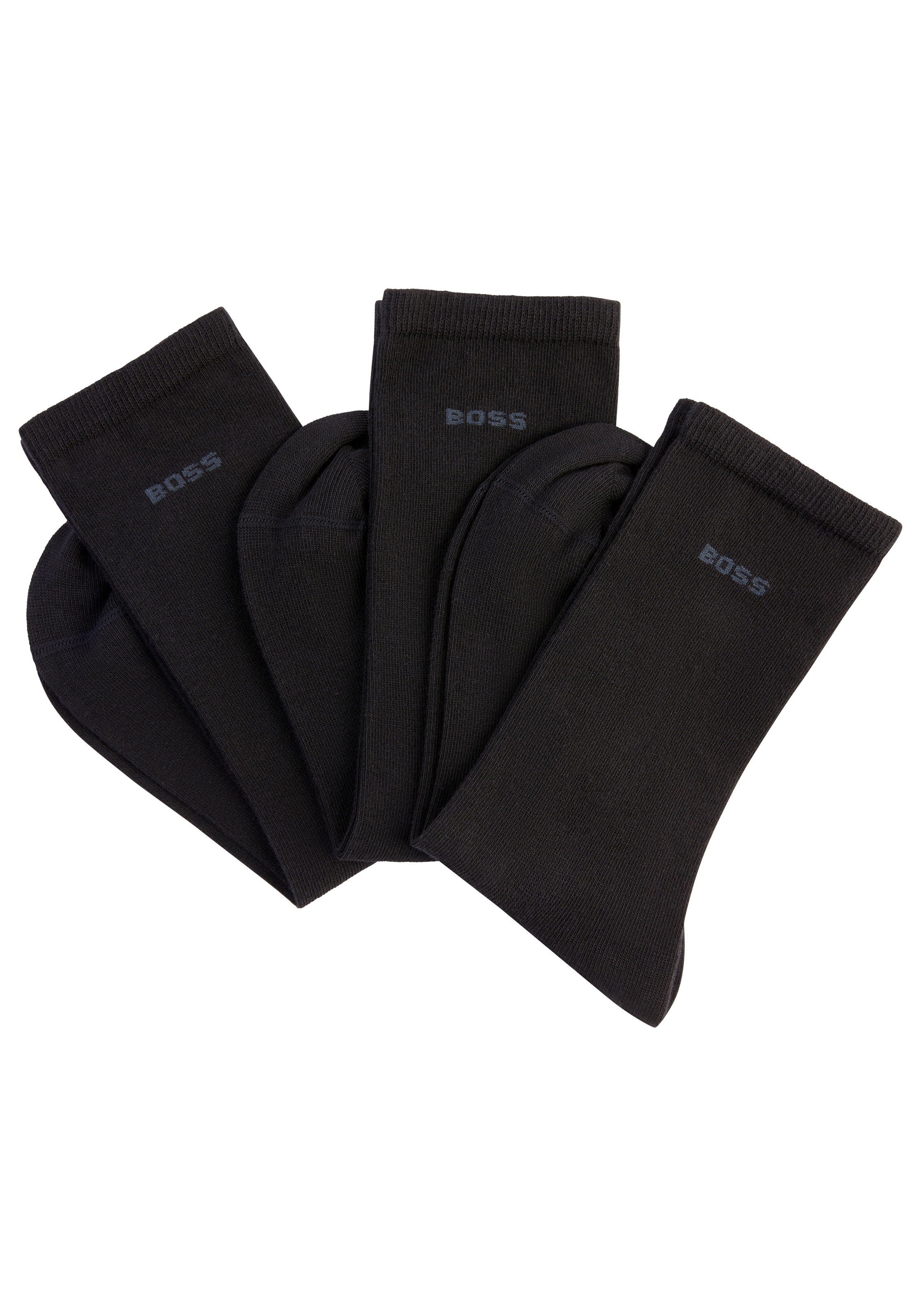 BOSS Freizeitsocken 3 Paar tlg. mit Logoschriftzug günstig online kaufen