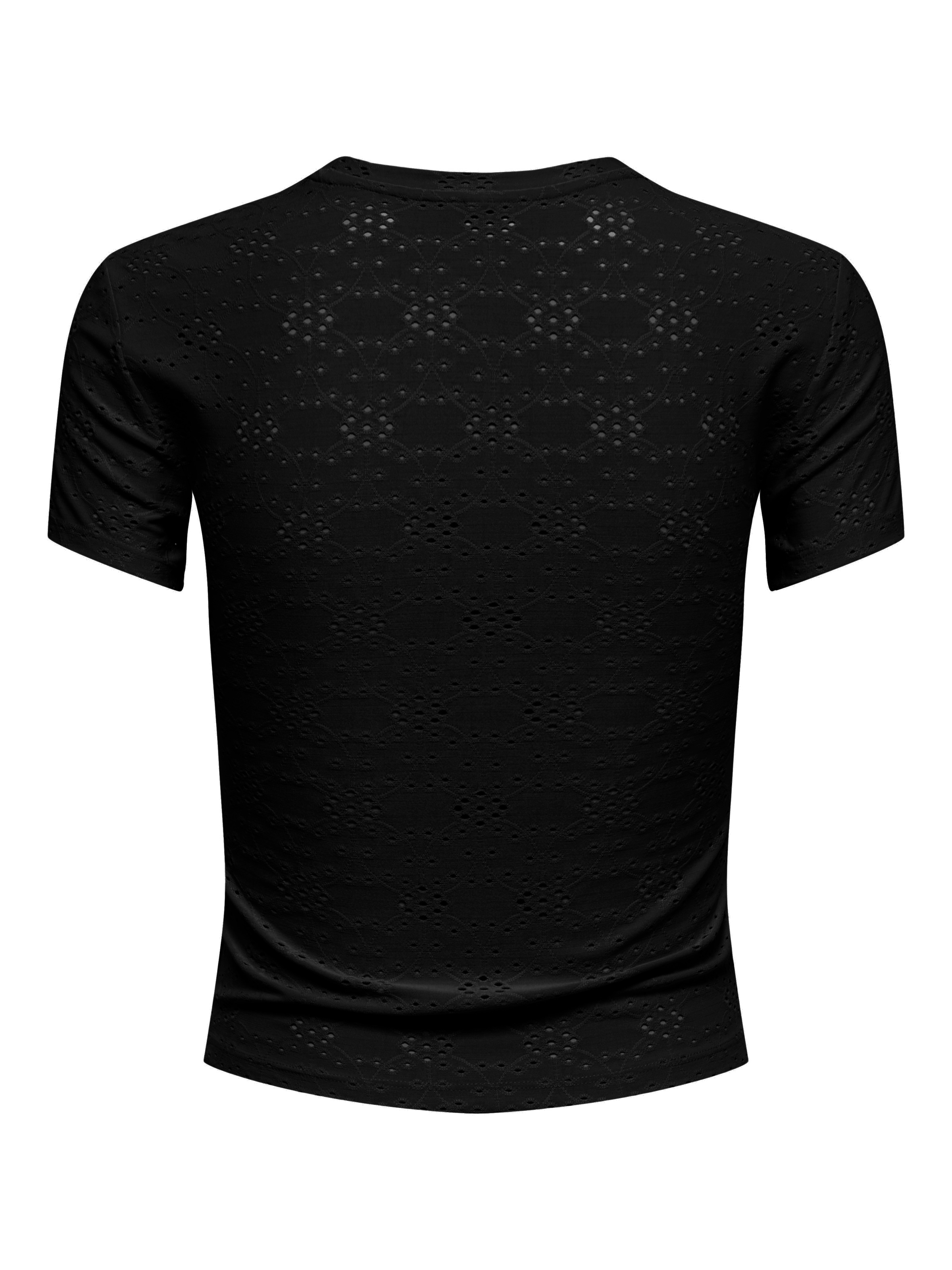 ONLY T-Shirt "ONLSMILLA NEW S/S TOP JRS" Materialmix, slim fit, Rundhals günstig online kaufen