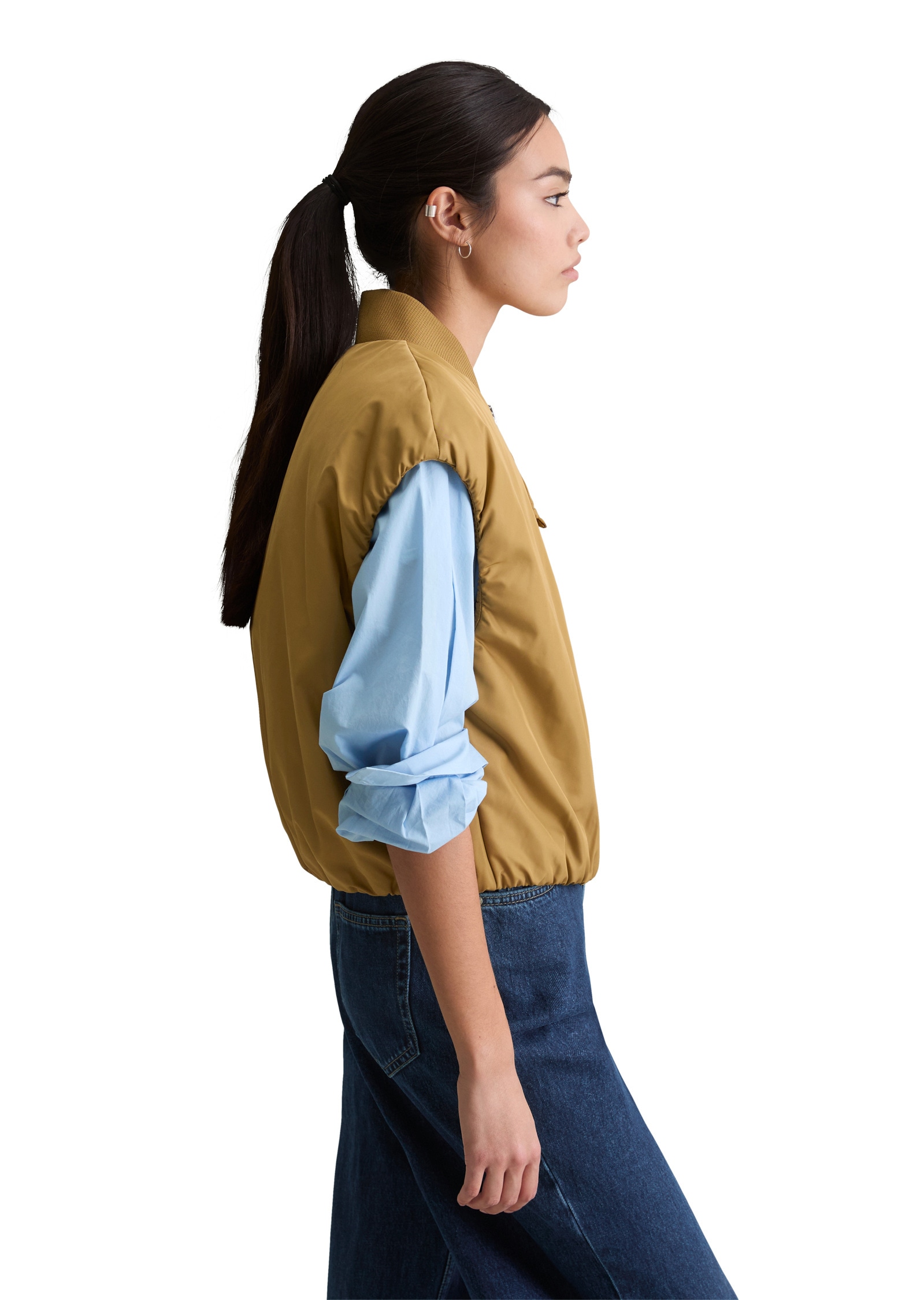 Marc O'Polo DENIM Steppweste »aus recyceltem Polyester«