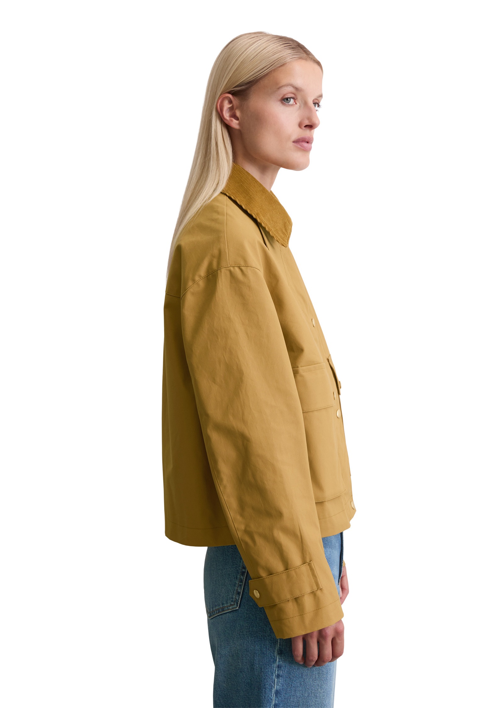 Marc OPolo Outdoorjacke "aus Waxed-Cotton", ohne Kapuze günstig online kaufen