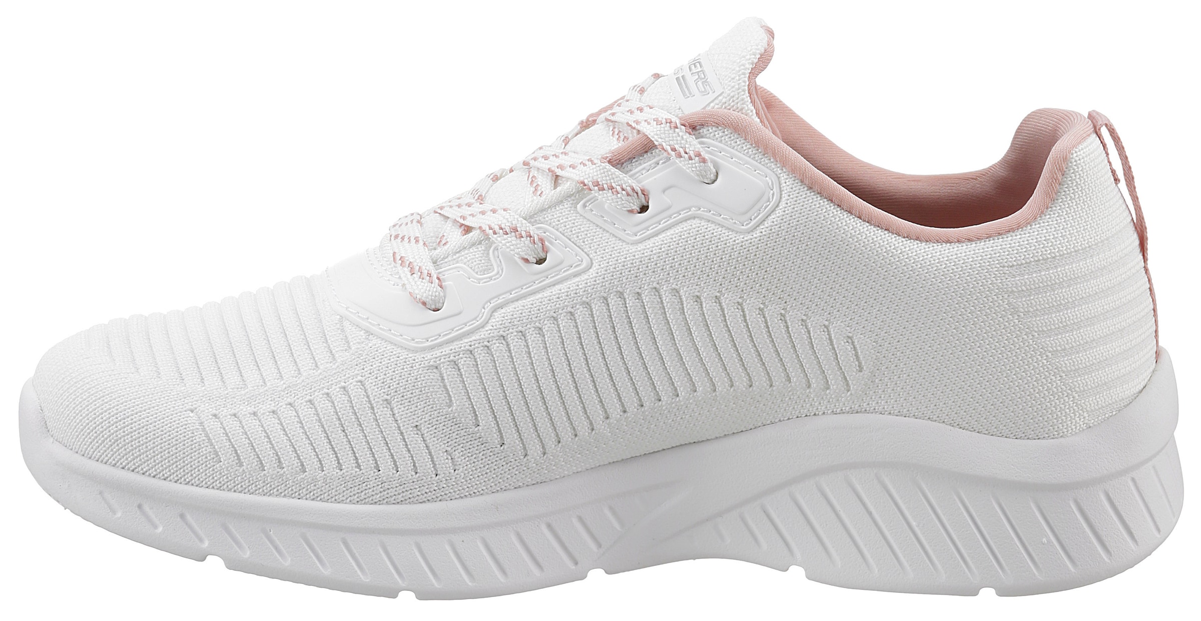 Skechers Sneaker »BOBS SQUAD CHAOS AIR«, mit gepolstertem Schaftrand, Freizeitschuh, Halbschuh, Schnürschuh