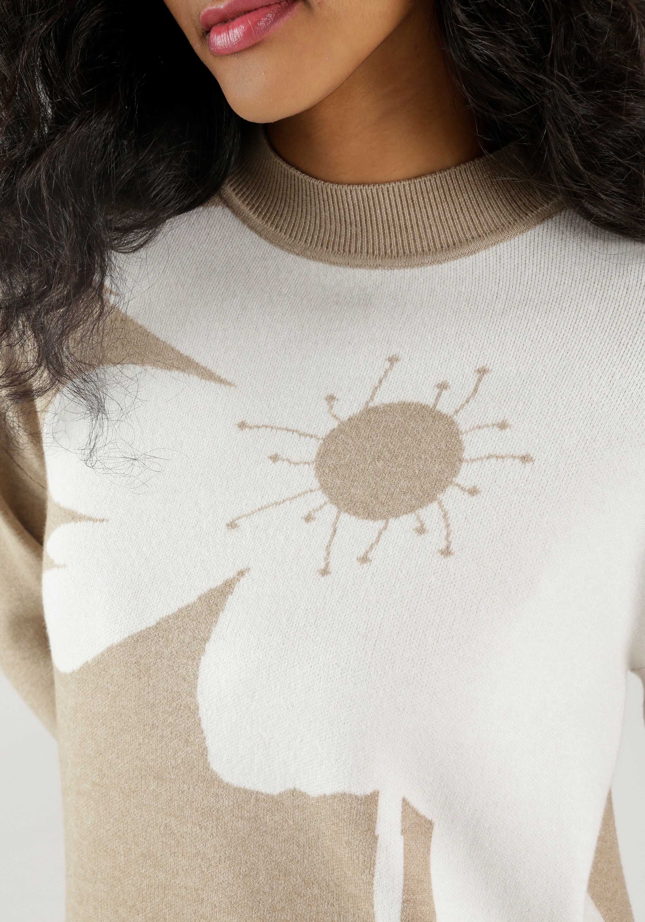 Thumbnail - Aniston SELECTED Strickpullover, mit plakativem Blumendessin