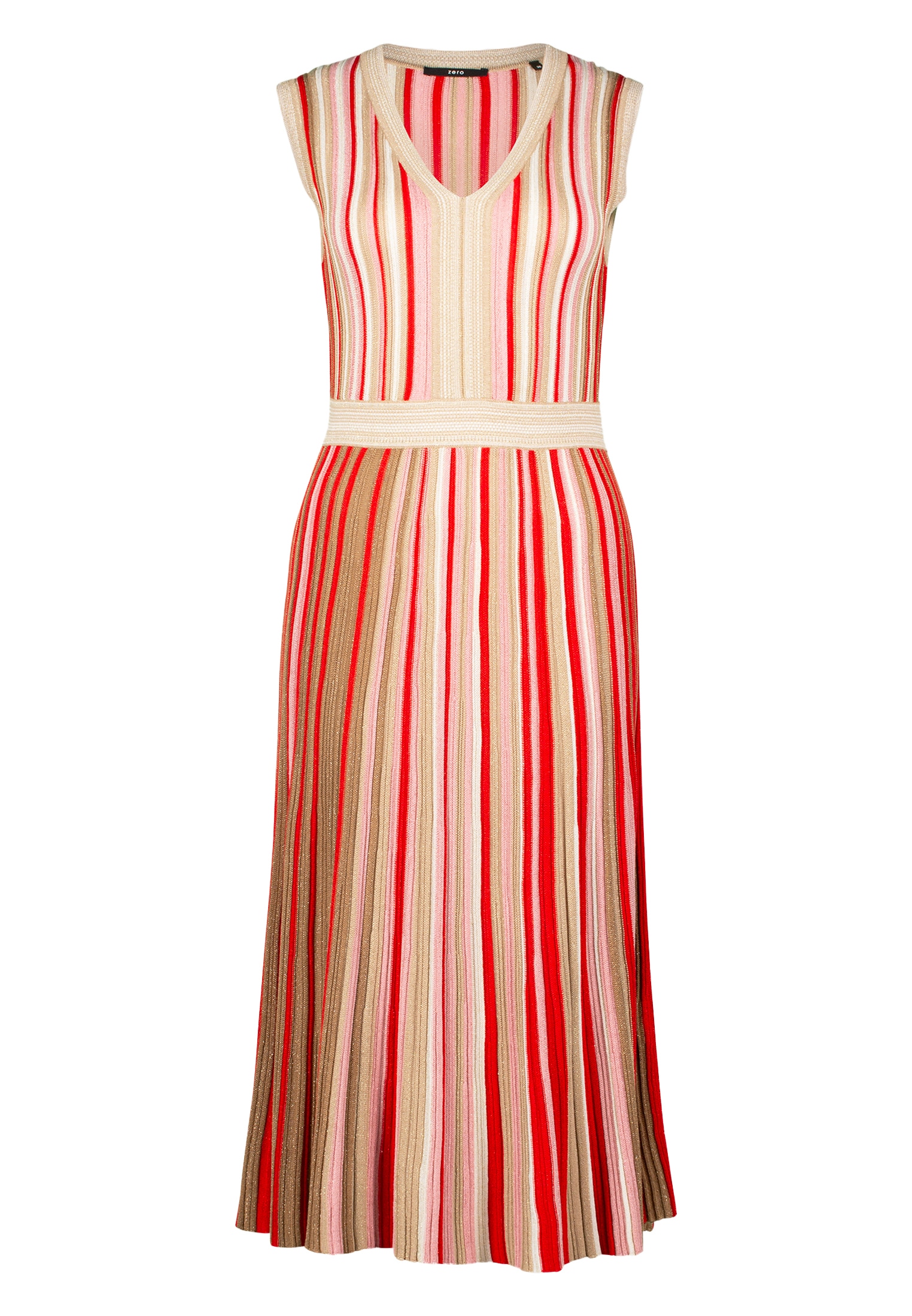 Zero Strickkleid »zero Strickkleid mit Streifen«, Plain/ohne Details