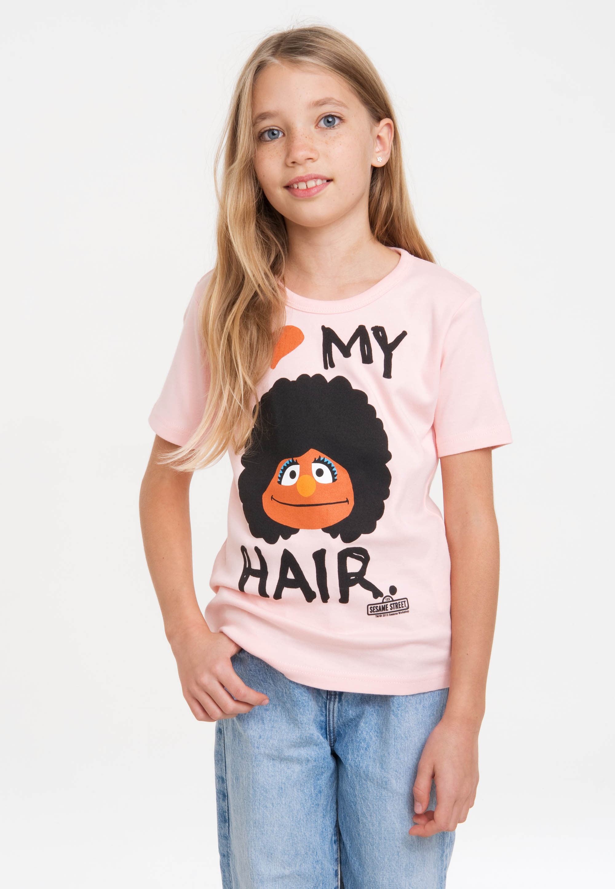 Frontprint niedlichem »I Hair«, Love bestellen My LOGOSHIRT online | T-Shirt BAUR mit