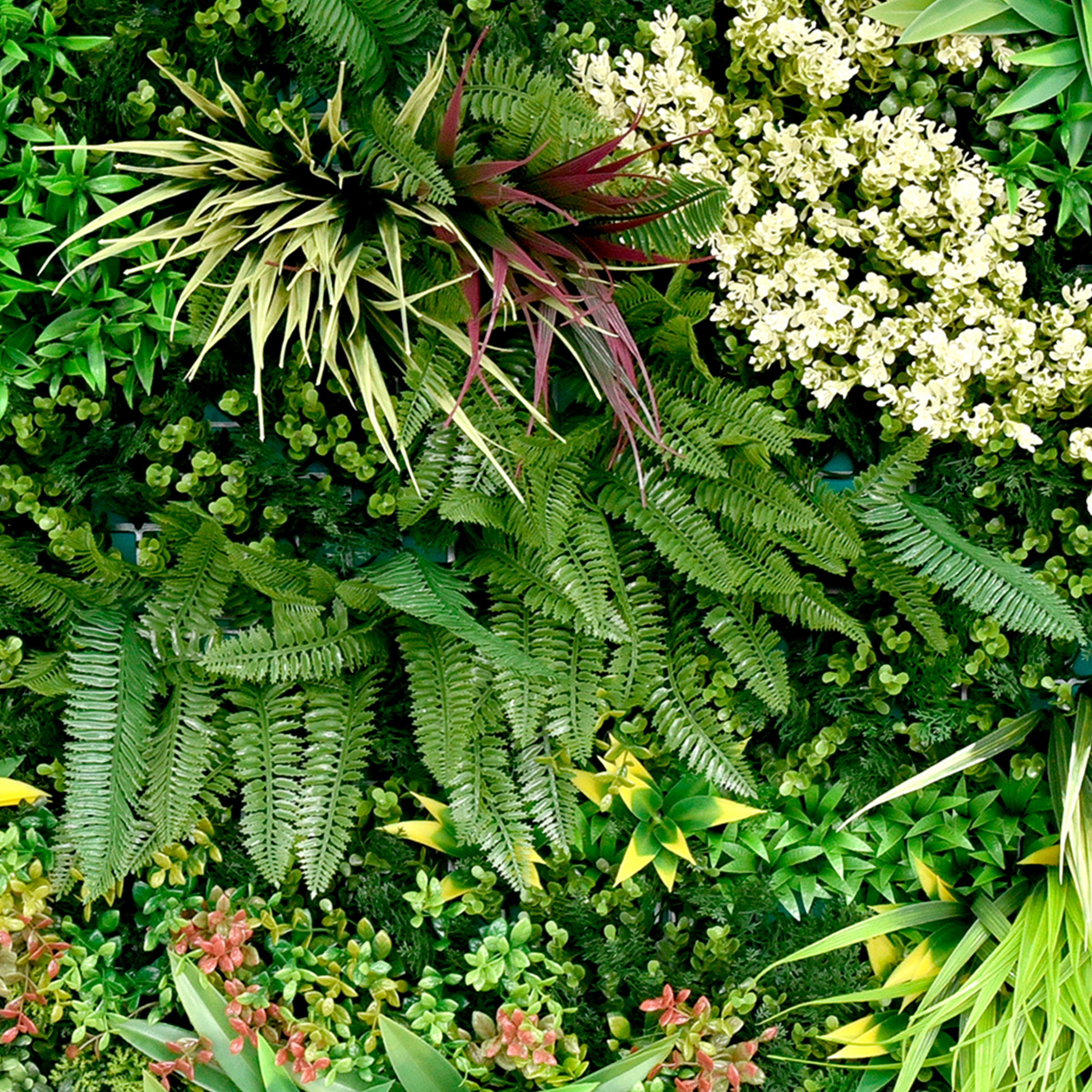 Primaflor-Ideen in Textil Kunstpflanze "Kunstpflanze Pflanzenwand 100x100" günstig online kaufen