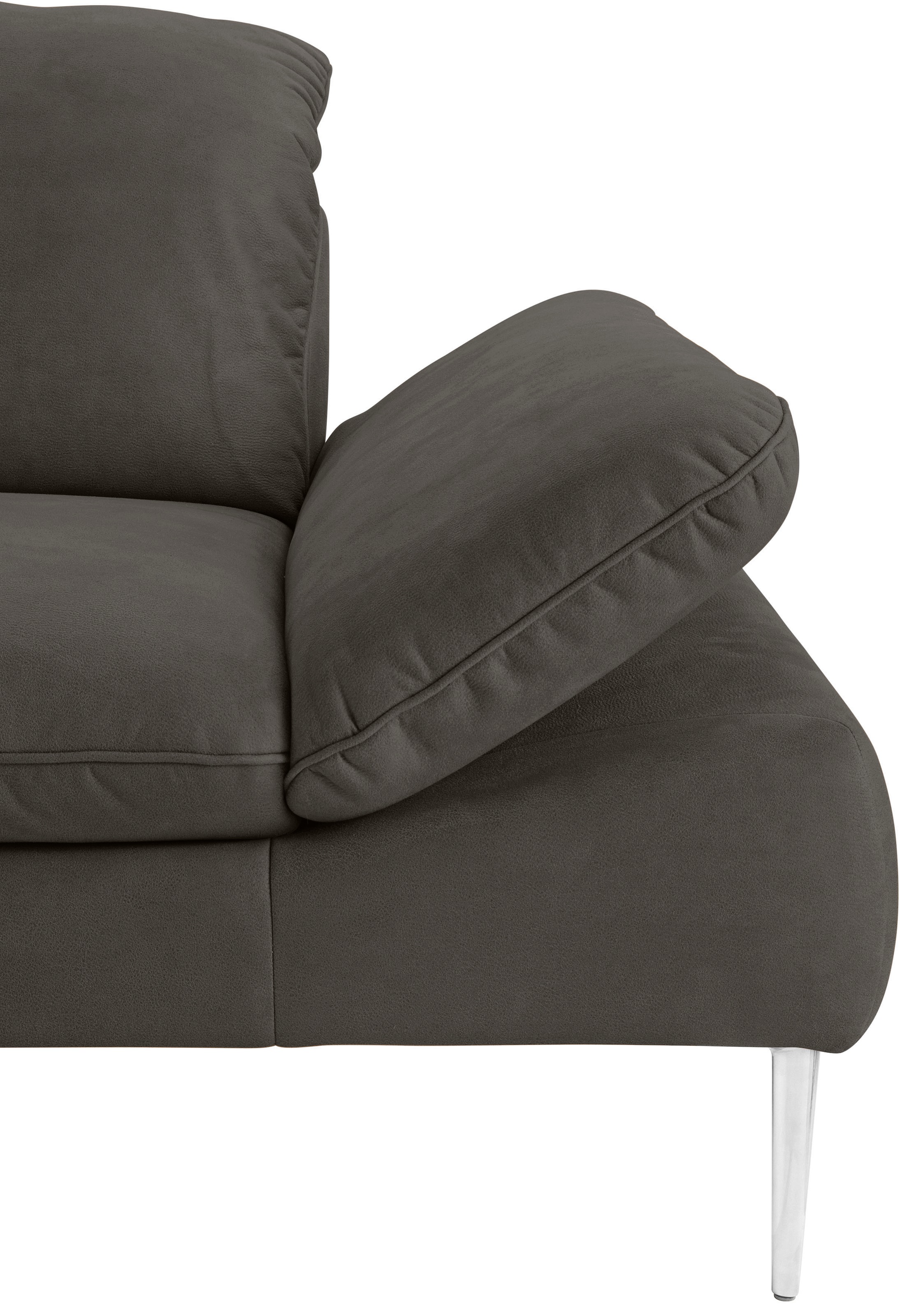W.SCHILLIG 2,5-Sitzer »enjoy&MORE«, mit Sitztiefenverstellung, Füße silber matt, Breite 232 cm