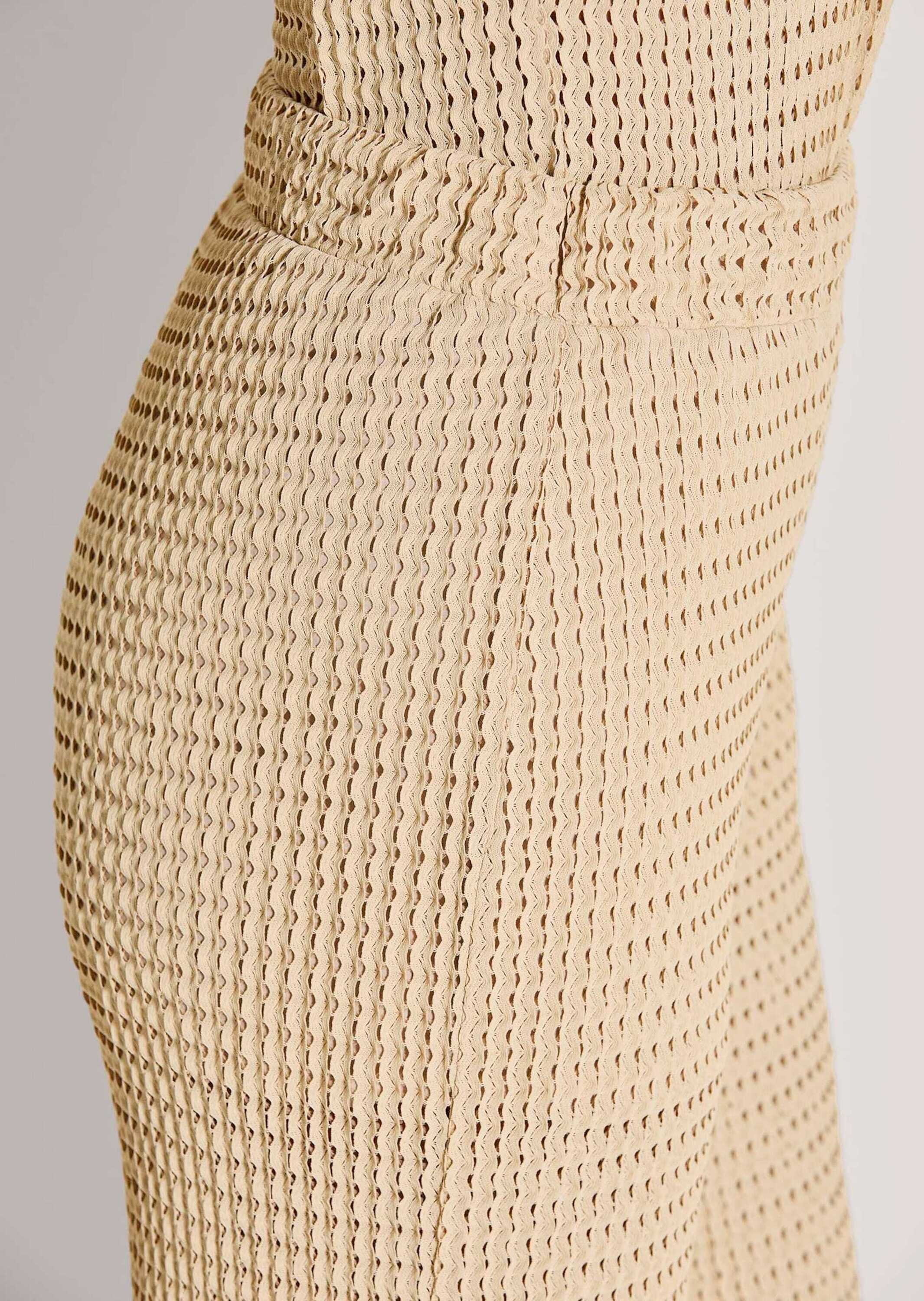 MADELEINE Palazzohose »Sommerhose Weite Hose mit Ajour-Optik«
