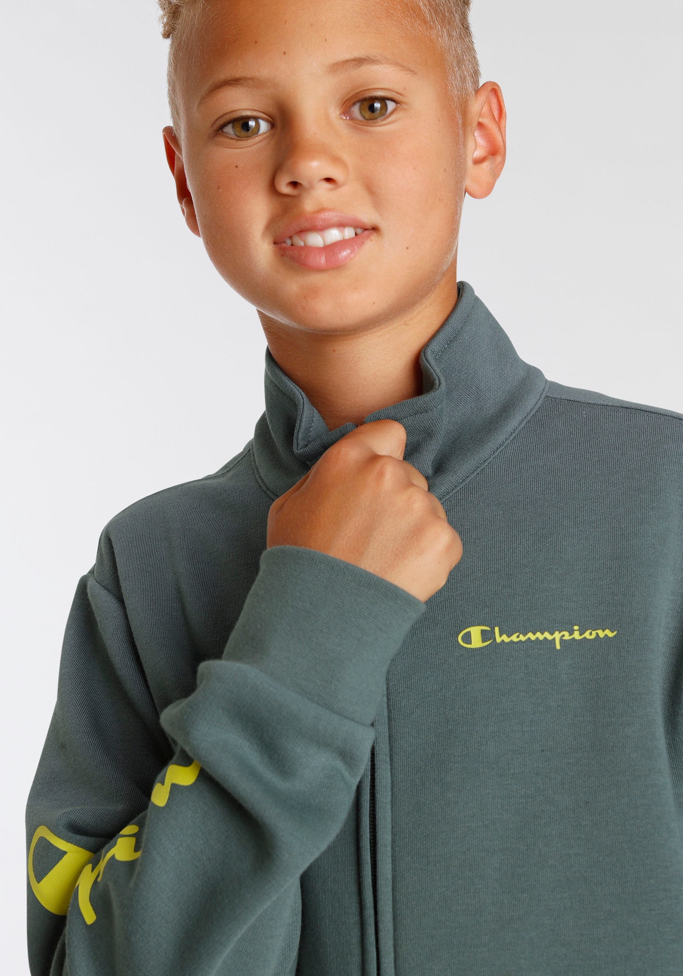 Champion Jogginganzug »Full Zip Sweatsuit - für Kinder«, (2 tlg.) auf  Rechnung | BAUR