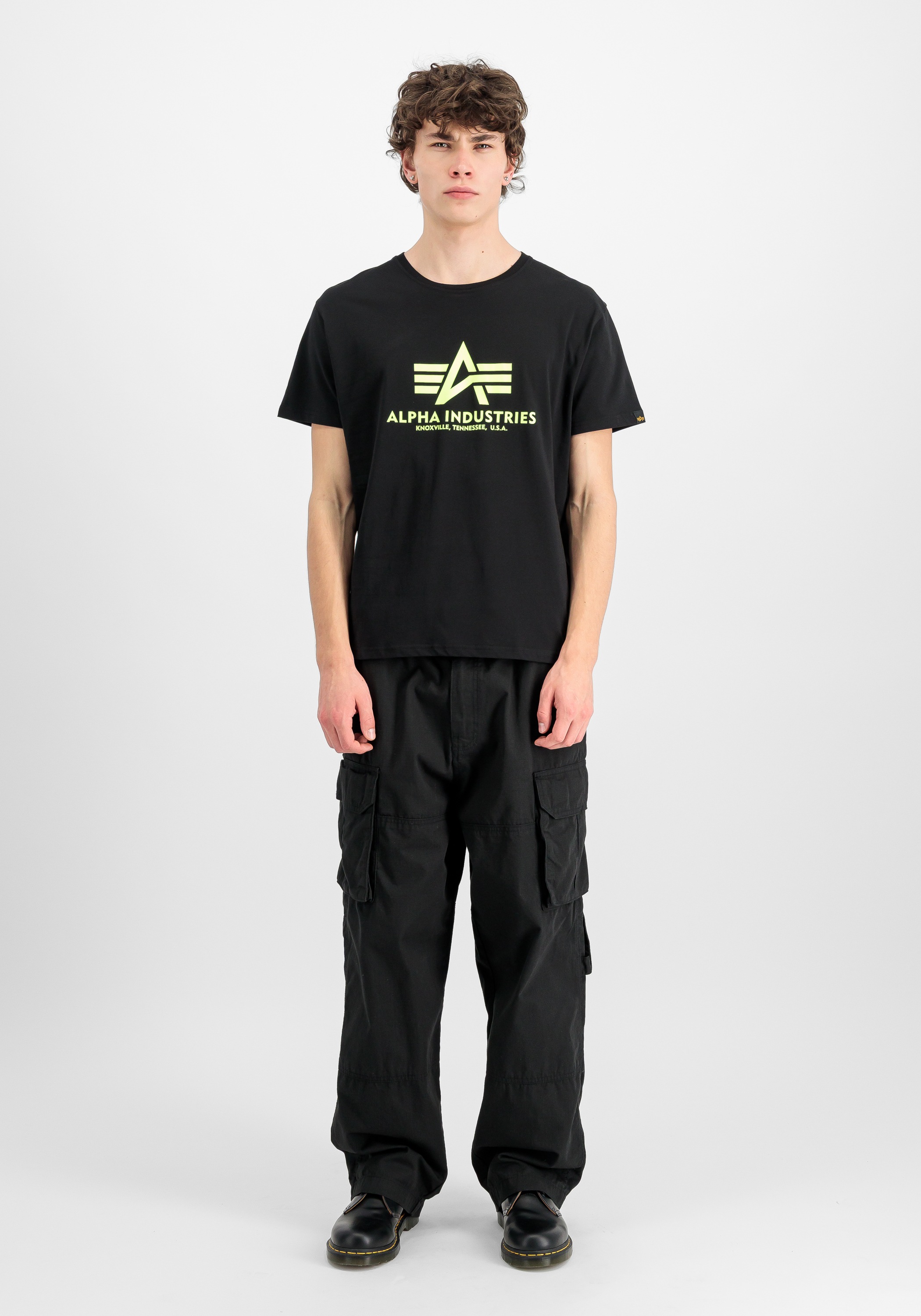 Thumbnail - Alpha Industries T-Shirt "Basic T-Shirt BL Neon Print"