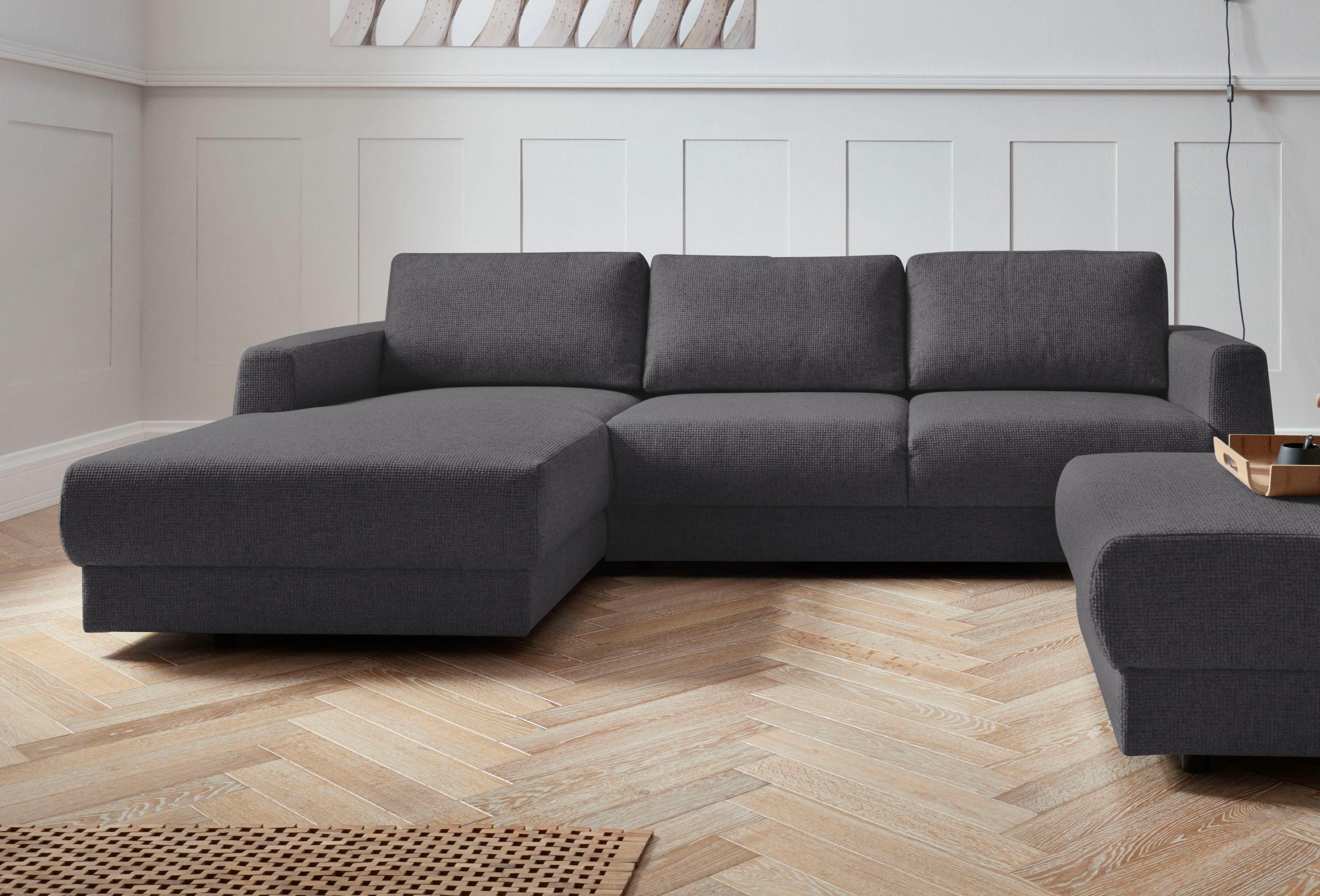 OTTO home Ecksofa "Hobro L-Form" in 3 Bezugsqualitäten in vielen Farben, De günstig online kaufen