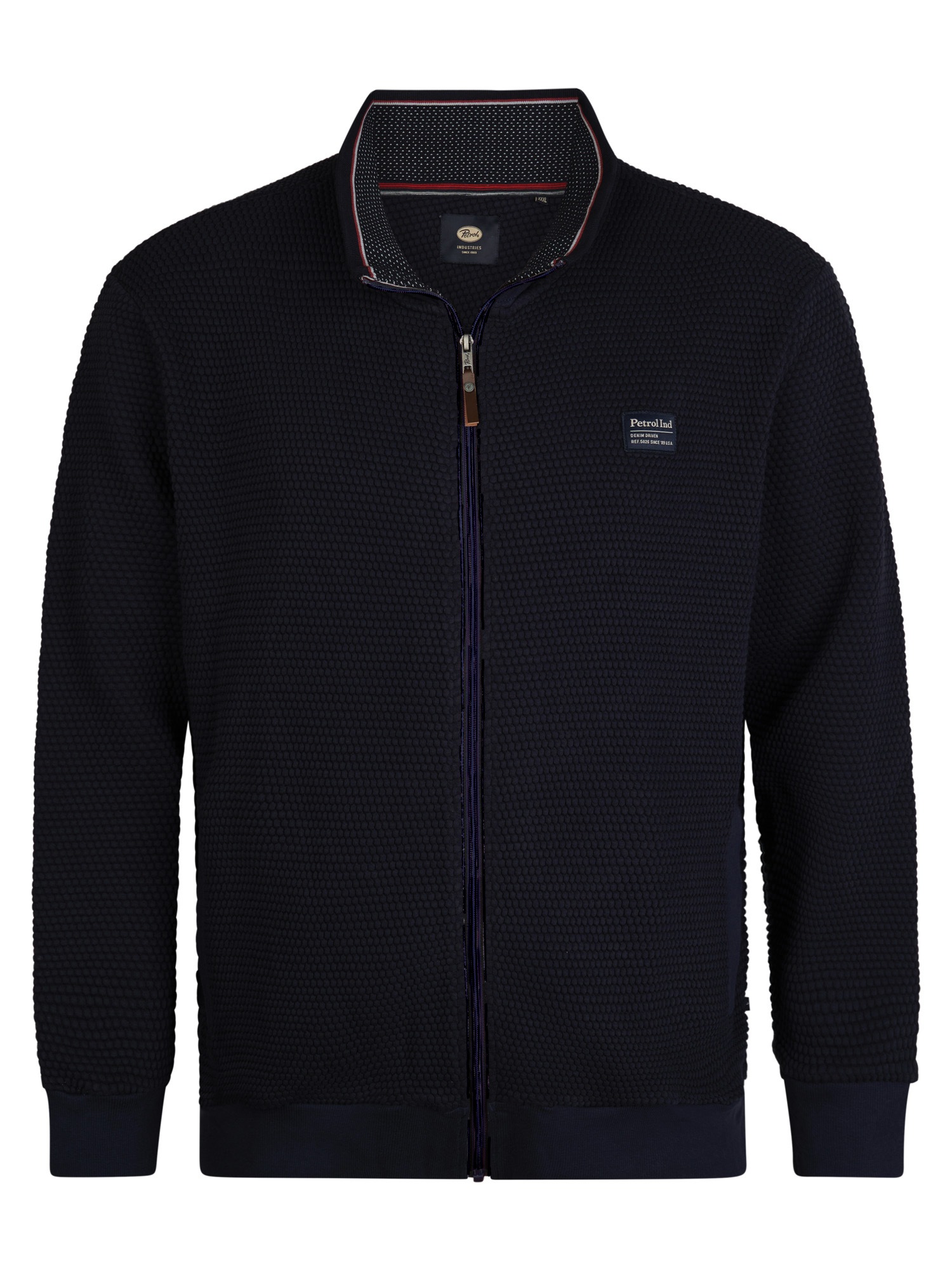 Petrol Industries Sweater mit Logo Stickerei