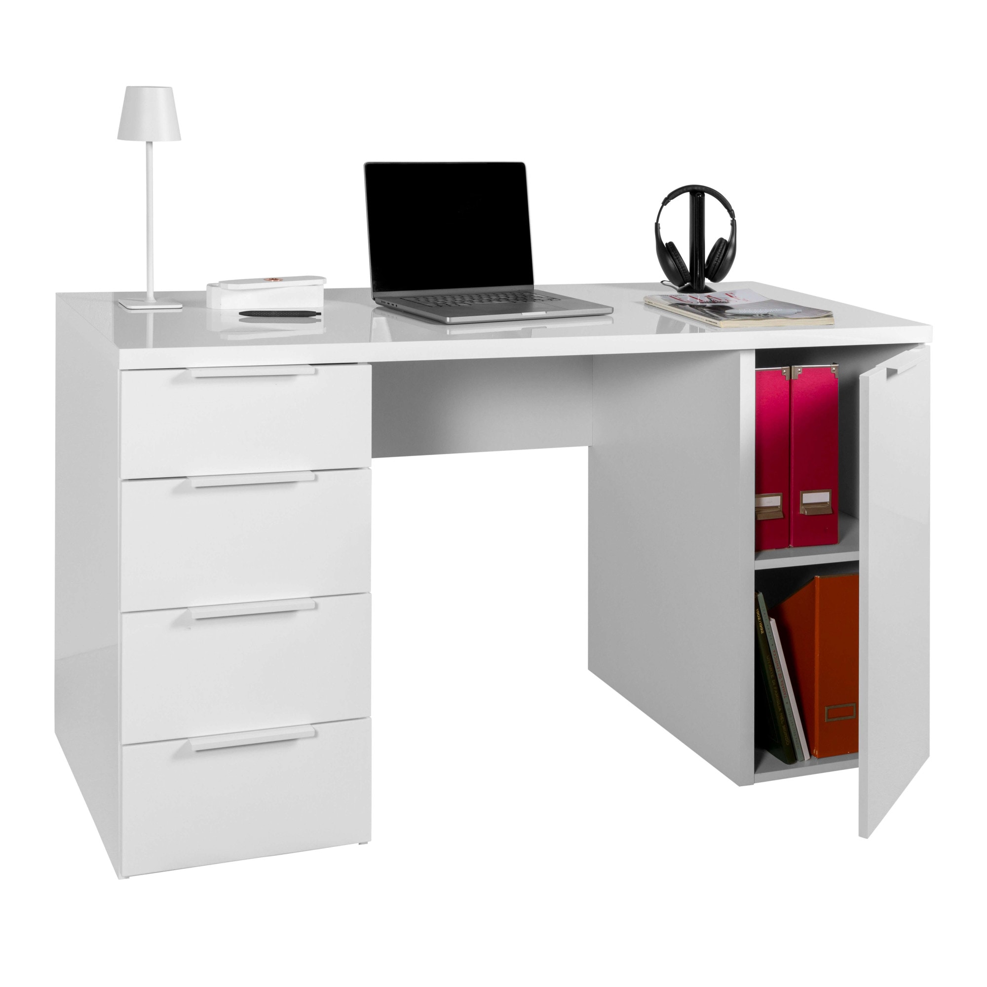 Composad Schreibtisch »Espressso,Schreibtisch, Büroschreibtisch, Computerschreibtisch«, (1 St.), mit 4 Schubladen und 1 Tür