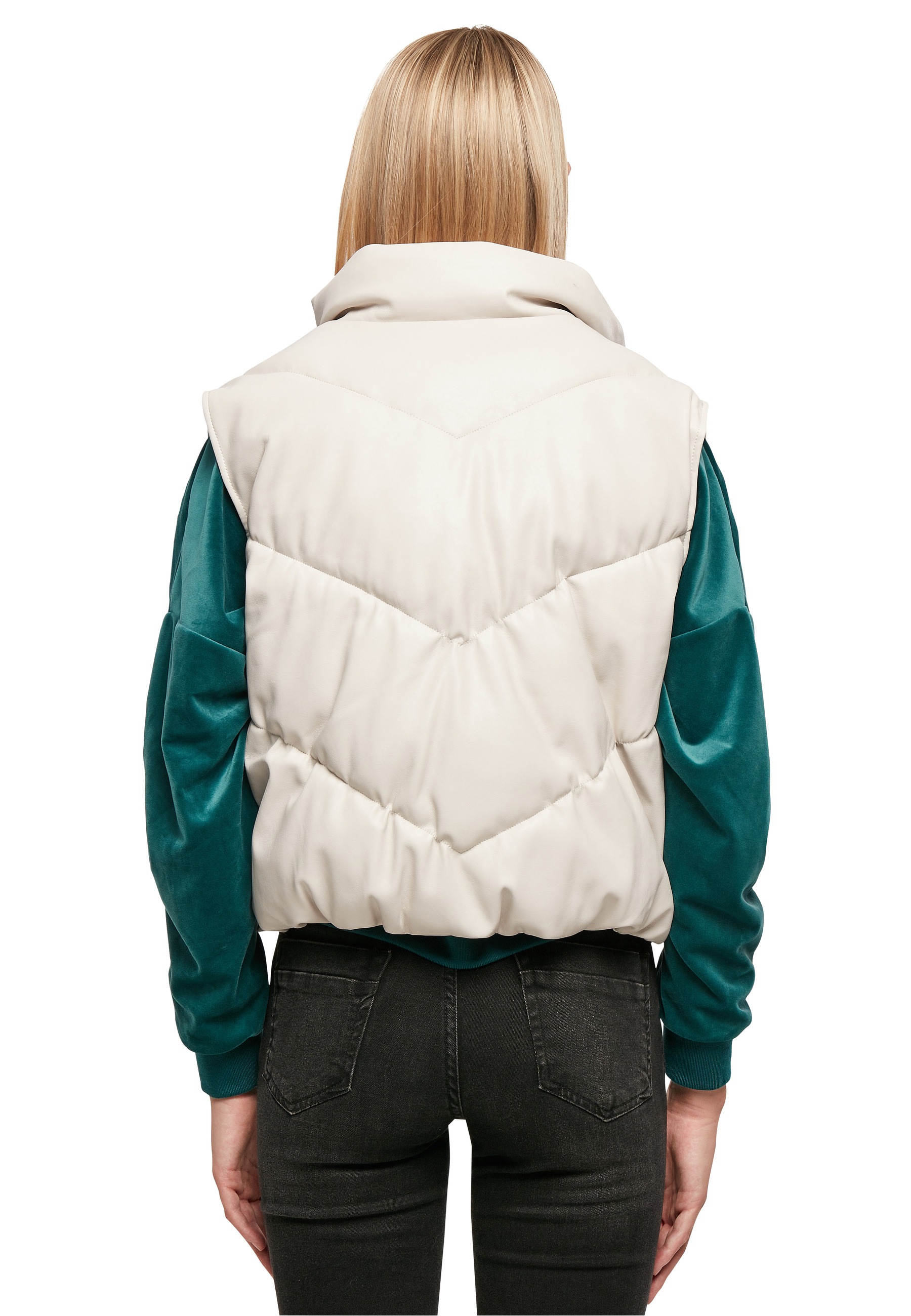 Karl Kani Jerseyweste »Karl Kani Damen KW223-072-1 OG Cropped Puffer Vest« 1 Stk.