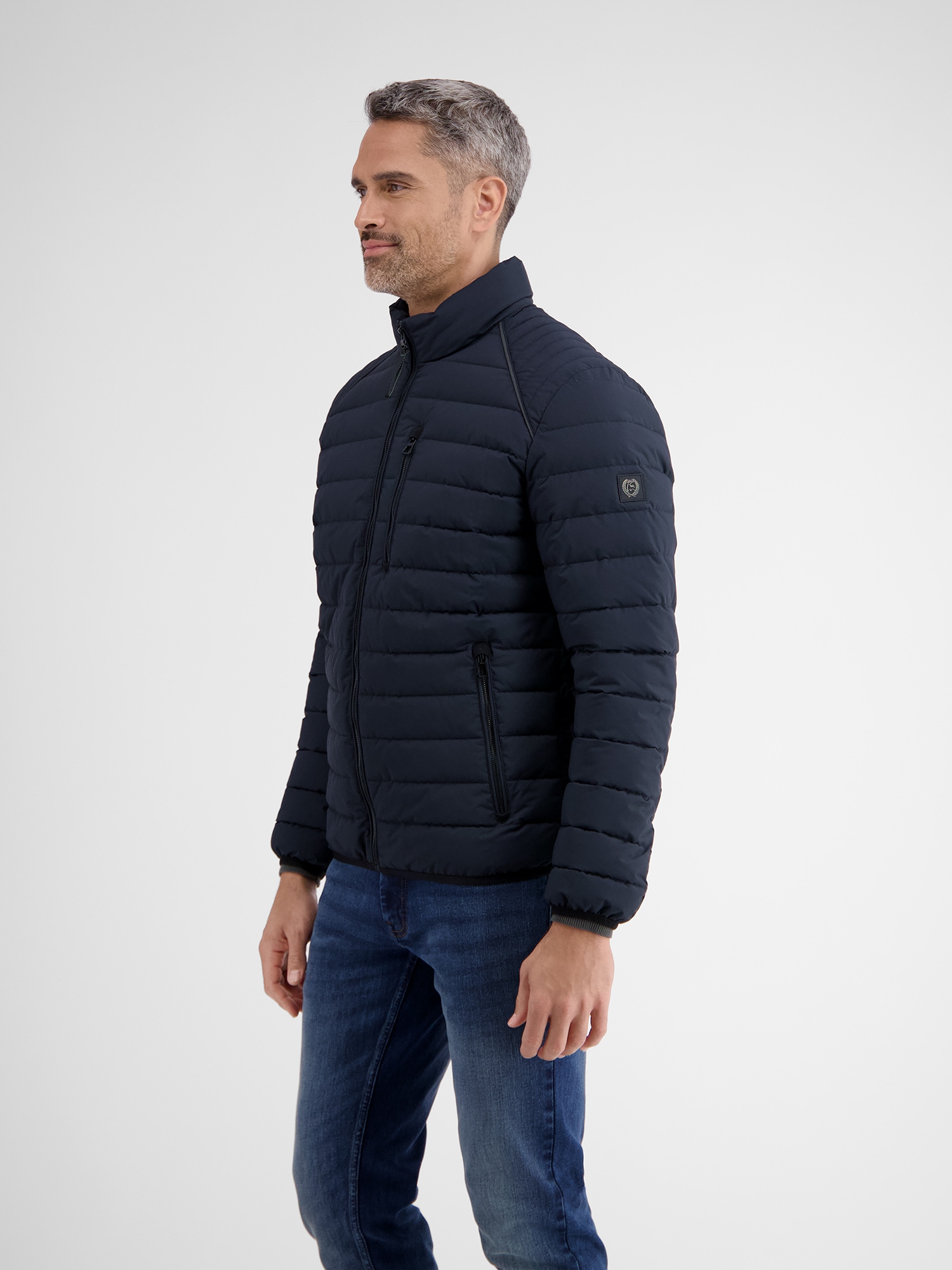 LERROS Steppjacke »LERROS Leichte Herren Funktions-Steppjacke«, ohne Kapuze, Wasser_Wind