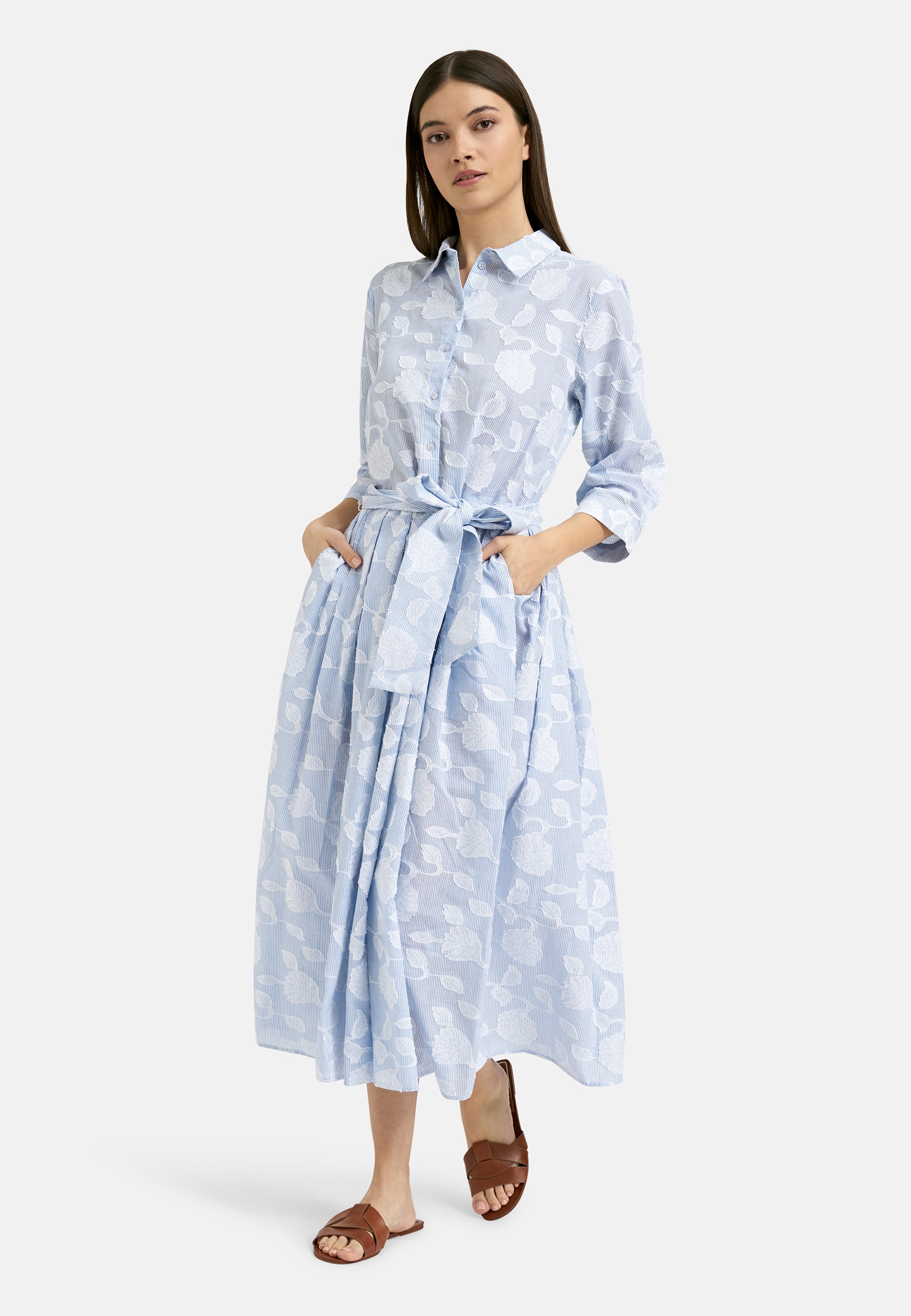Milano Italy Sommerkleid Eingrifftaschen mit Taschen