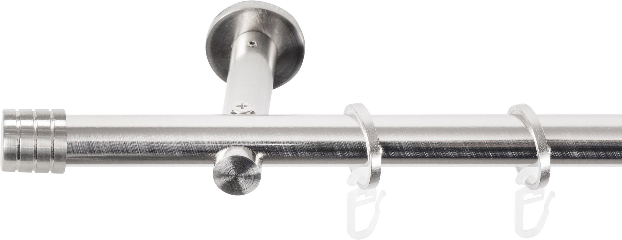 SN DECO GROUP Gardinenstange Ø 19 mm 1 läufig-läufig Fixmaß;kürzbar