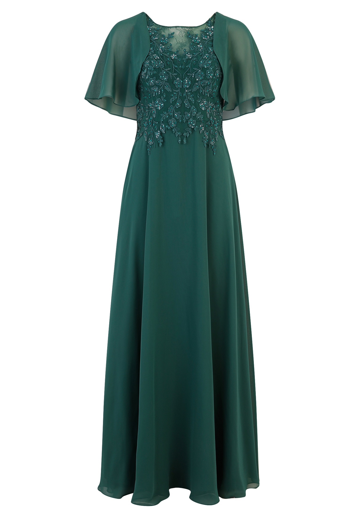 Vera Mont Abendkleid "Damen Abendkleid mit Stickerei" Ohne Tasche Stickerei günstig online kaufen