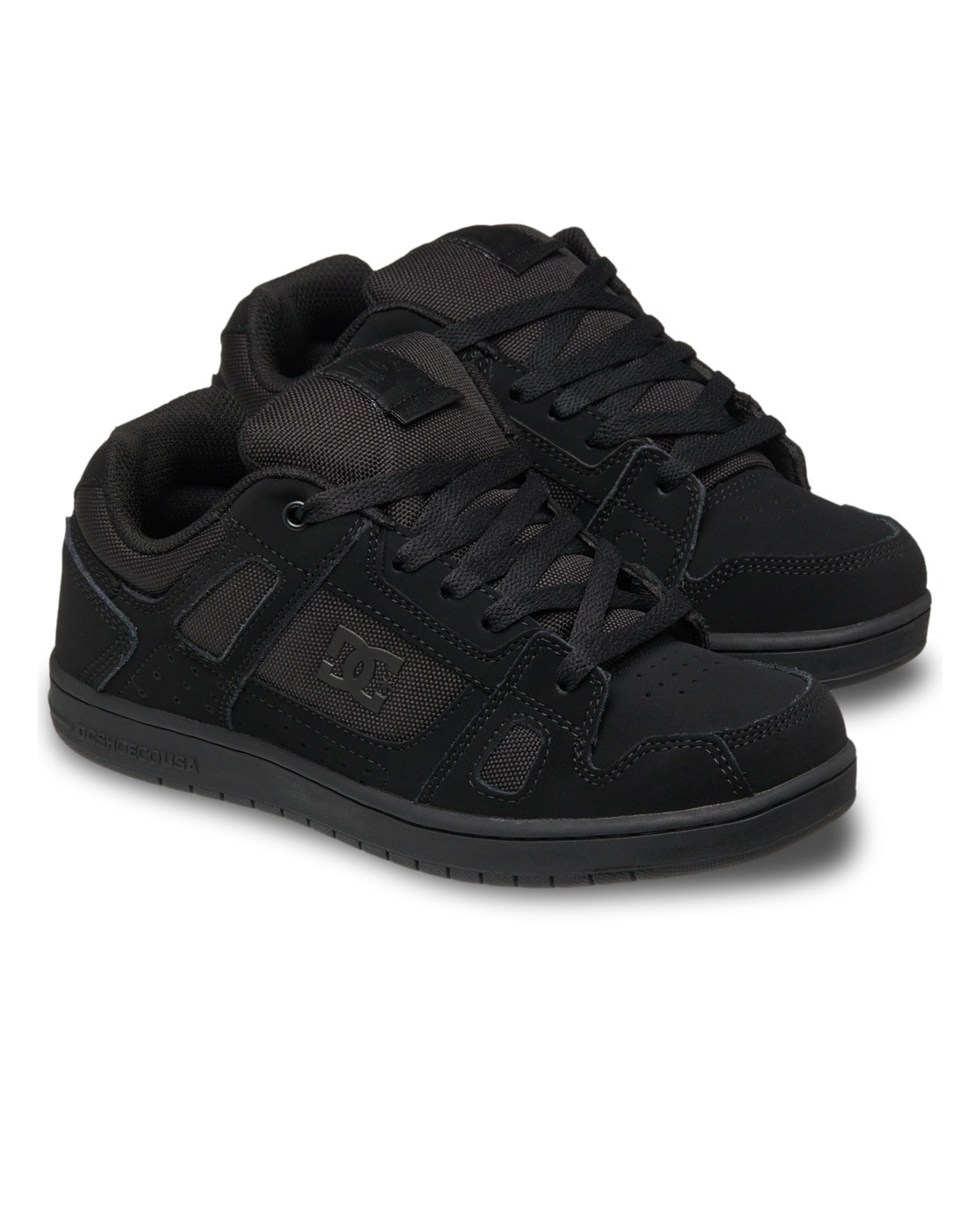 DC SHOES Jungen Sneaker "Stag", Gr. 1,5, schwarz, Obermaterial: LEDER (KUH) / FUTTER: TEXTIL / AUSSENSOHLE: GUMMI., Schuhe