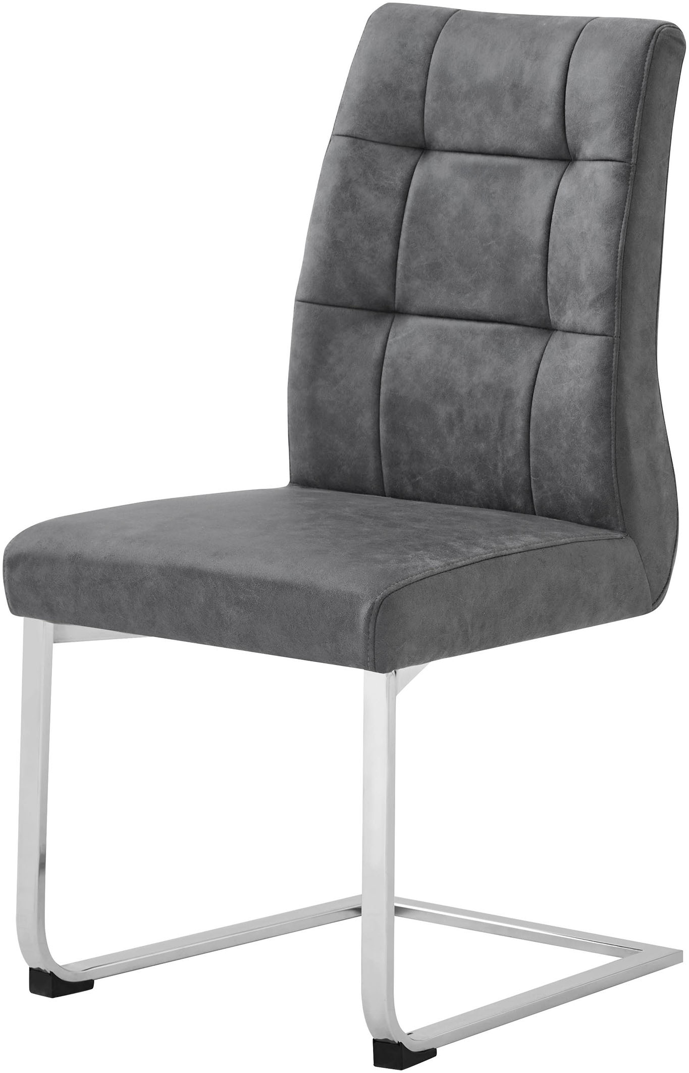 byLIVING Esszimmerstuhl »Marlen XXL«, (Set), 2 St., Microfaser, bis zu 150 kg belastbar, Vintage-Bezug, Freischwinger