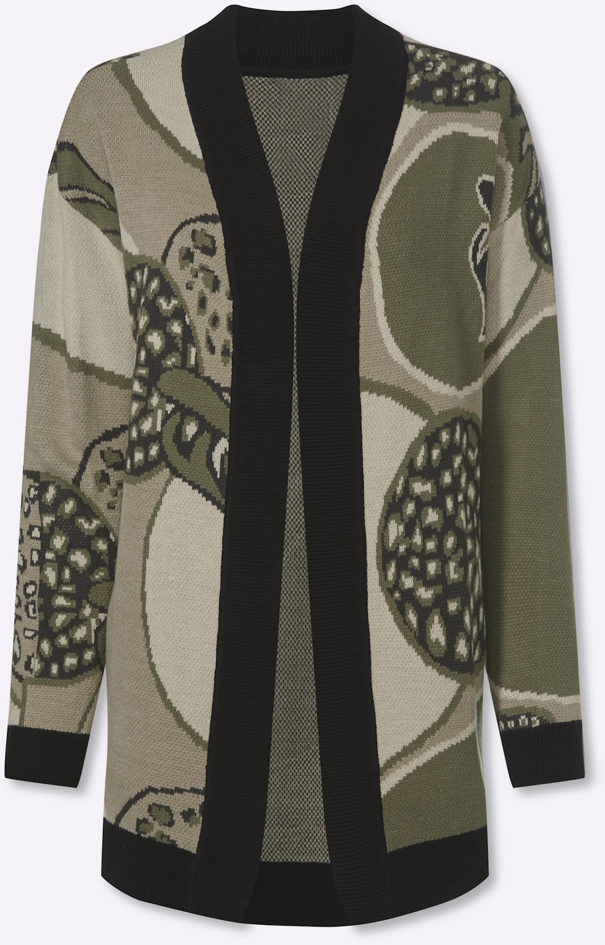 Classic Basics Jacquardstrickjacke