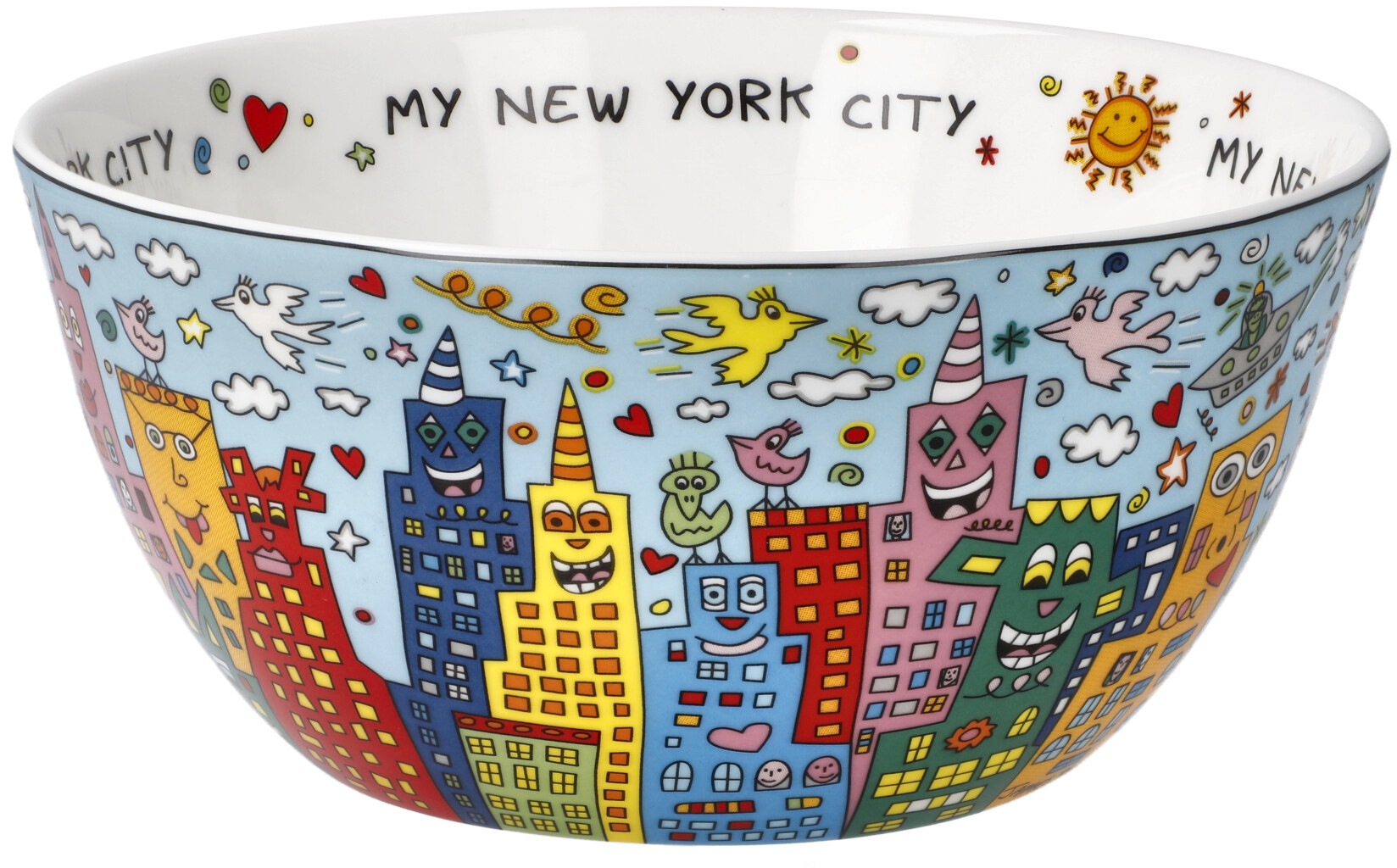 Goebel Dekoschale »Rizzi«, Pop Art, Fine Bone China, James Rizzi - My New York City Day