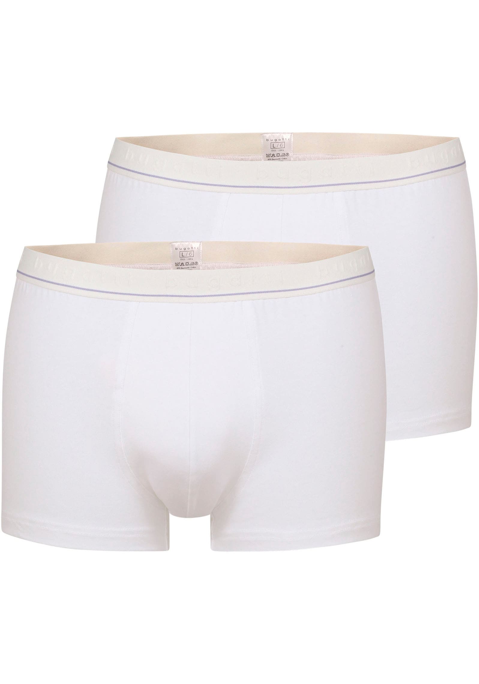 bugatti Boxer "Rom", weich, basic, eng, atmungsaktiv, breiter Bund, Baumwol günstig online kaufen