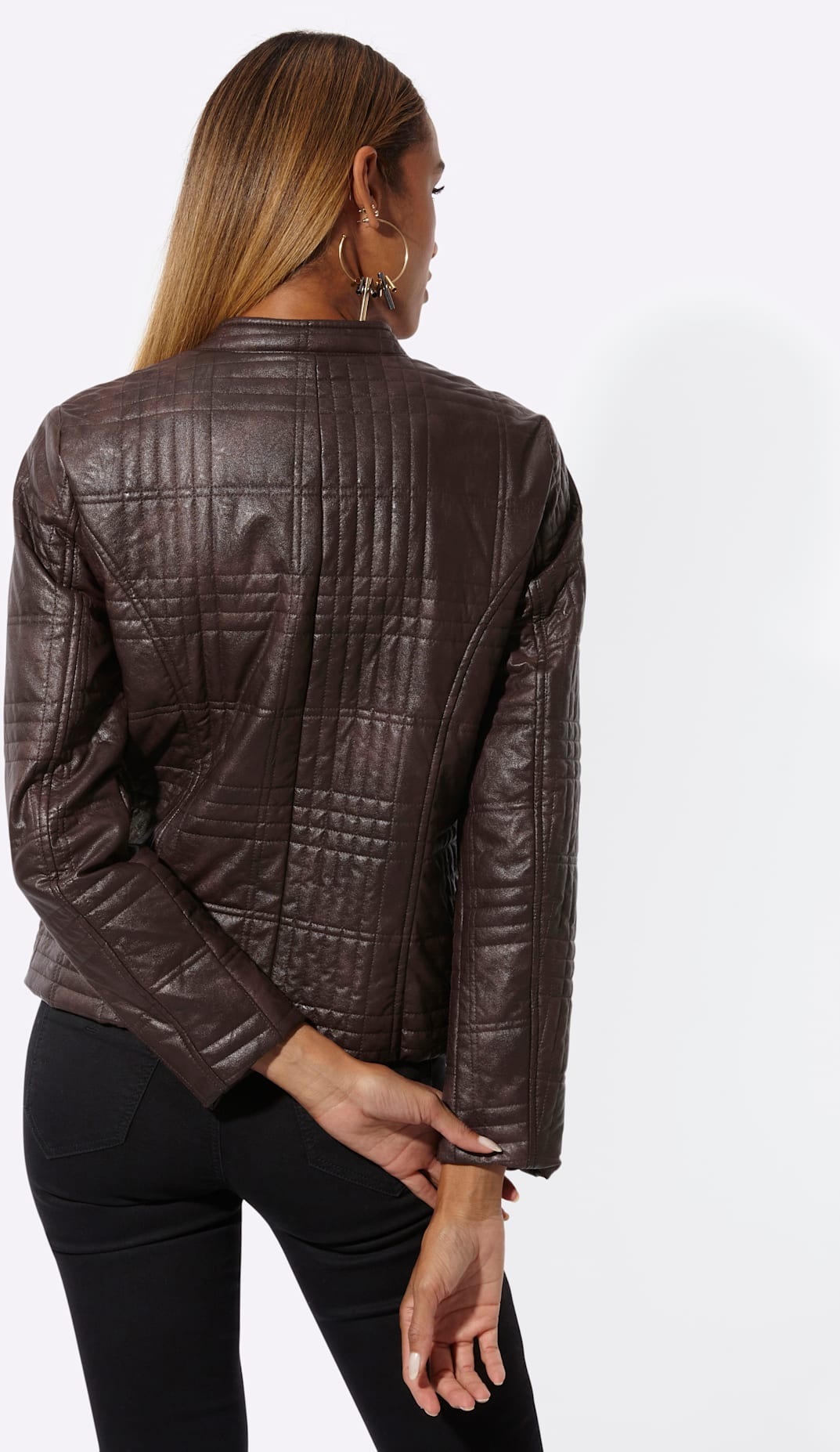 Mainpol Jackenblazer »Lederimitat-Blazer«