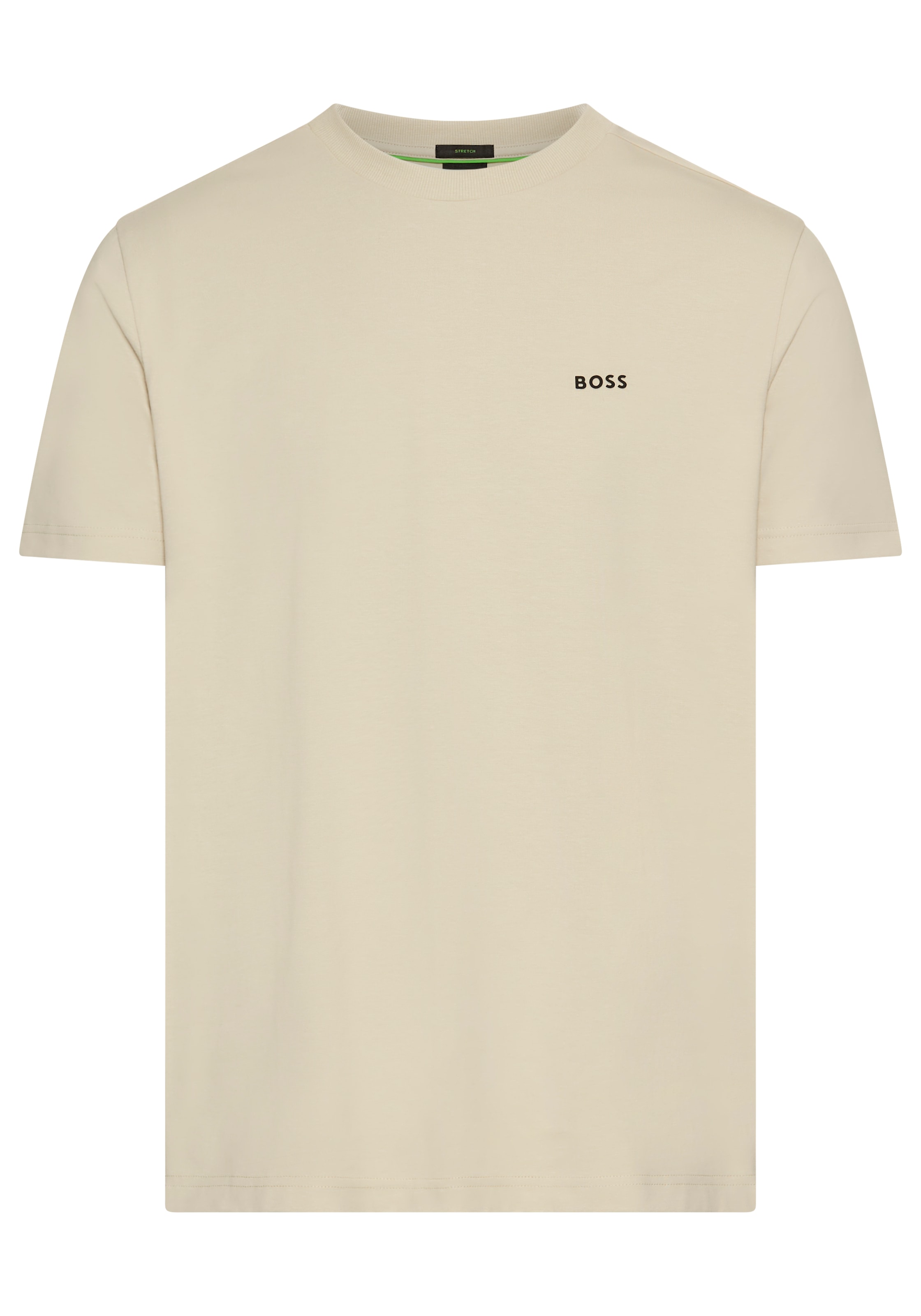 BOSS GREEN Rundhalsshirt "Tee", mit gummiertem Kontrast-Logo günstig online kaufen
