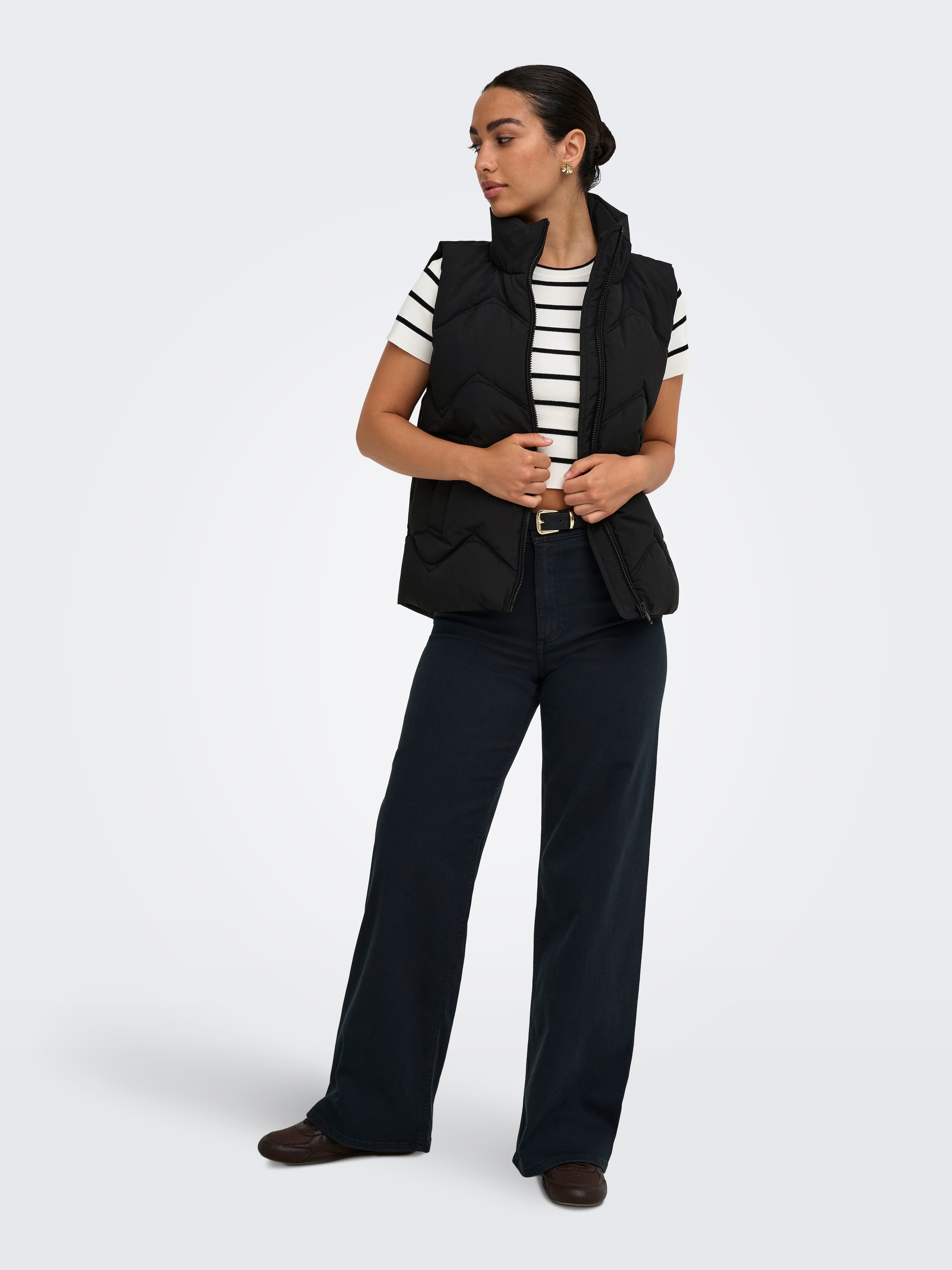 JDY Steppweste »JDYPOWER SHORT WAISTCOAT OTW HAB« Kunstfaser