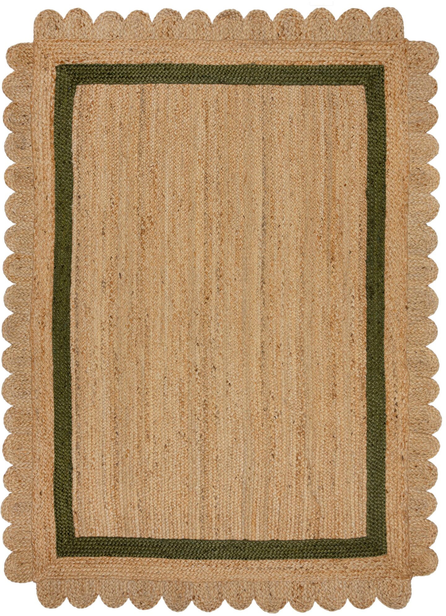 BAUR | FLAIR »Grace«, 100% mit kaufen Bordüre Teppich rechteckig, fußbodenheizungsgeeignet, aus RUGS Jute,