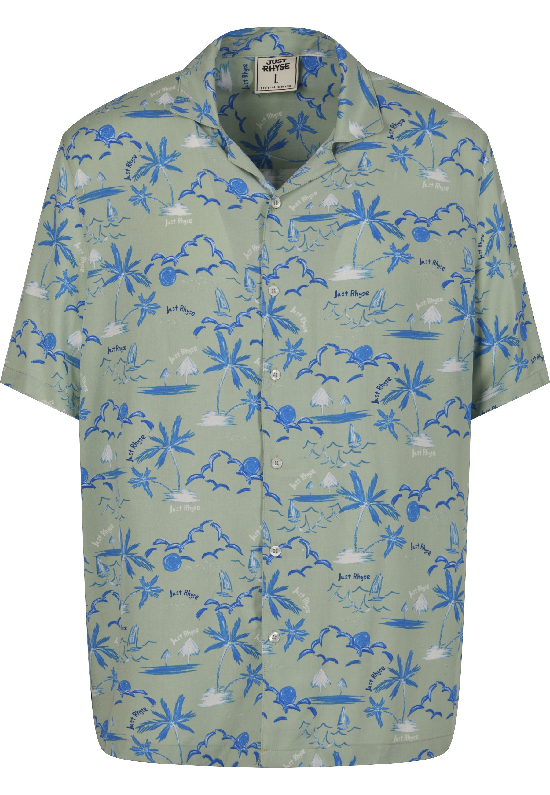 Just Rhyse Langarmhemd "Just Rhyse Herren Just Rhyse Shirt Waikiki" 1 Stk.