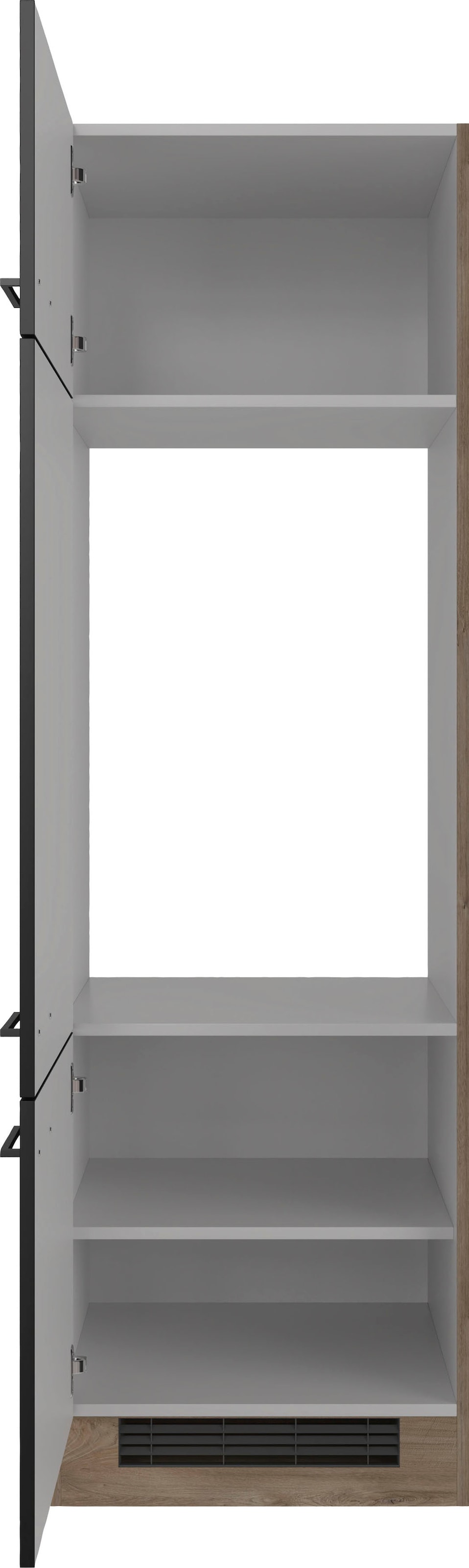 Flex-Well Kühlumbauschrank »Capri«, (1 St.), (B x H x T) 60 x 200 x 57 cm, mit zusätzlichem Stauraum
