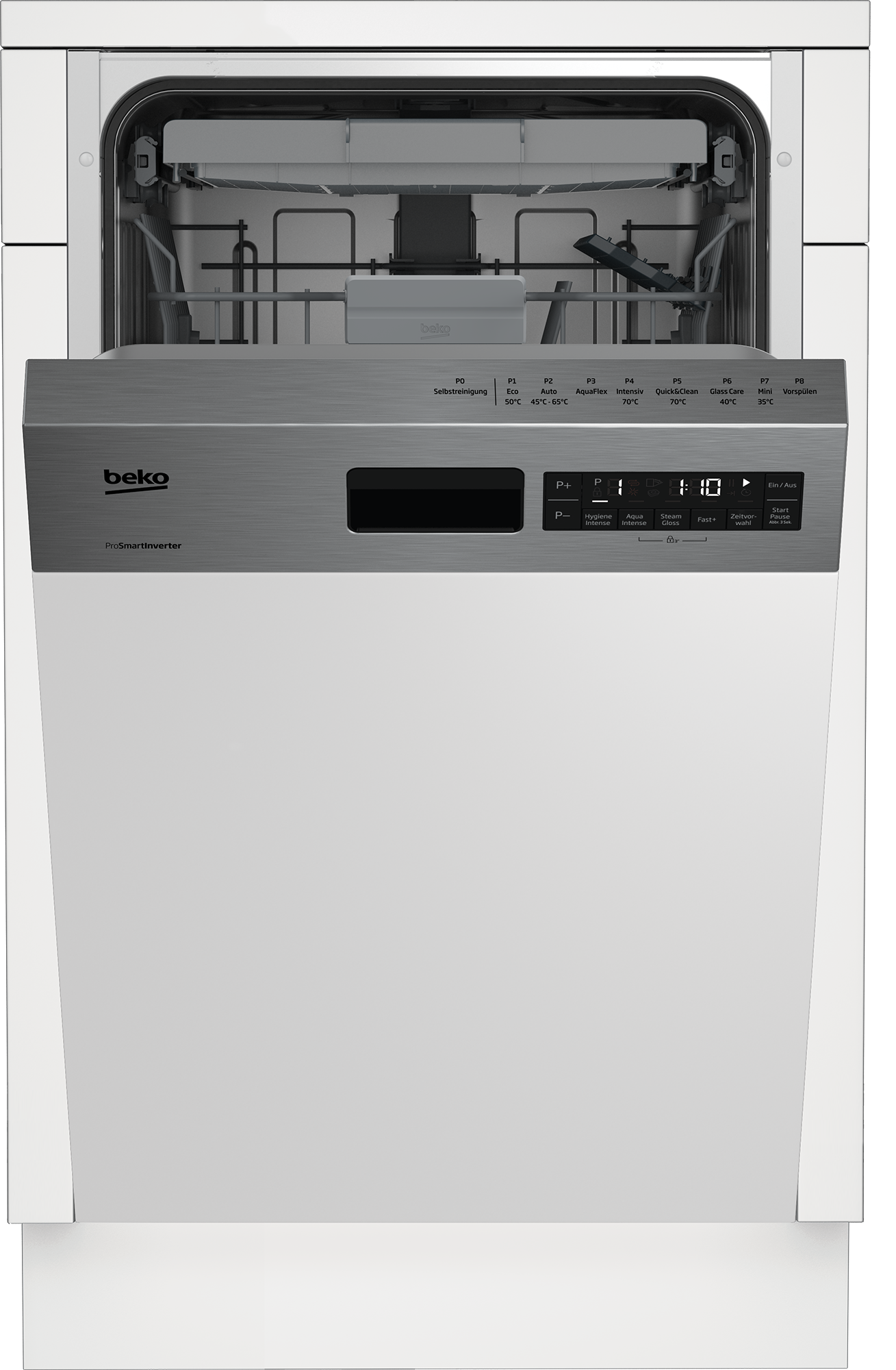 BEKO teilintegrierbarer Geschirrspüler »BDSS28040XQ 7686101635«, 10 Maßgedecke, SelfDry