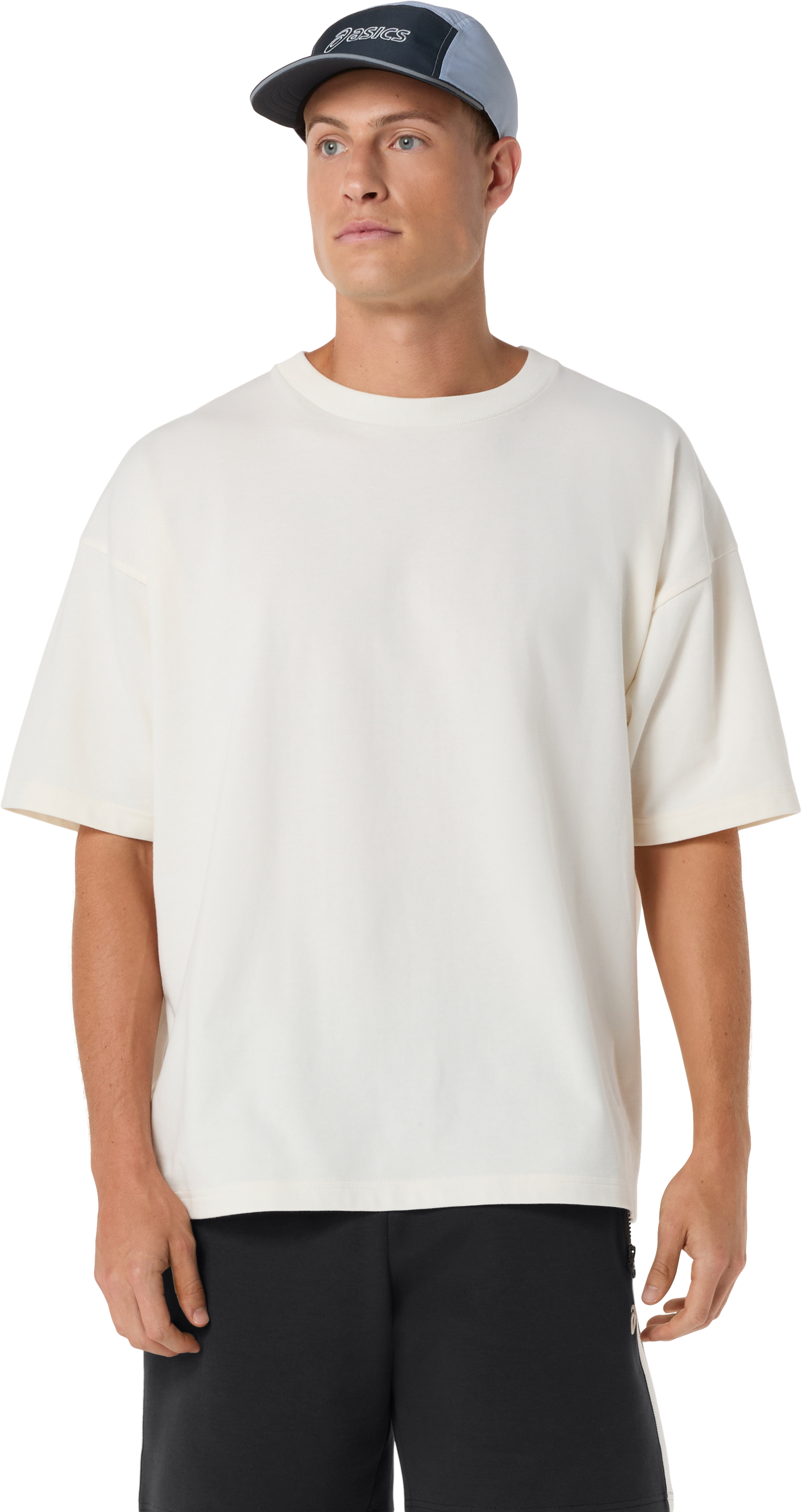 Asics Trainingsshirt "ASICS TRACK CLUB HERITAGE RELAXED TEE" mit ASICS TRACK CLUB Grafik mit Schriftzug, aus Baumwoll-Polyester-Mix