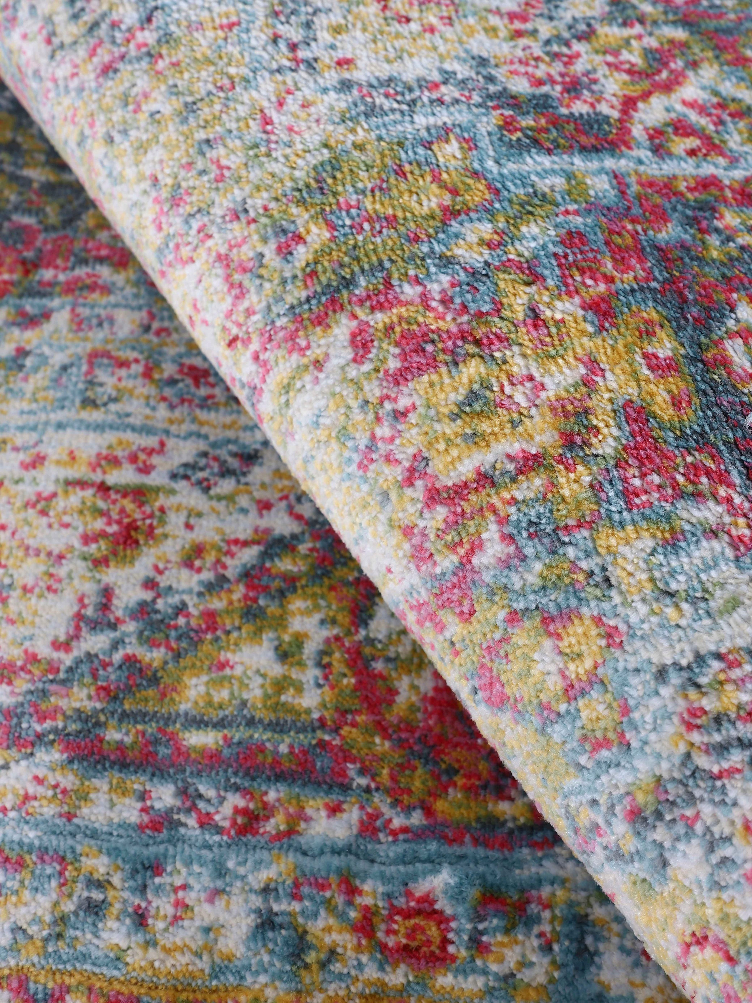 Carpetfine Yuri Rug Blue/Turquoise 120x170cm 3