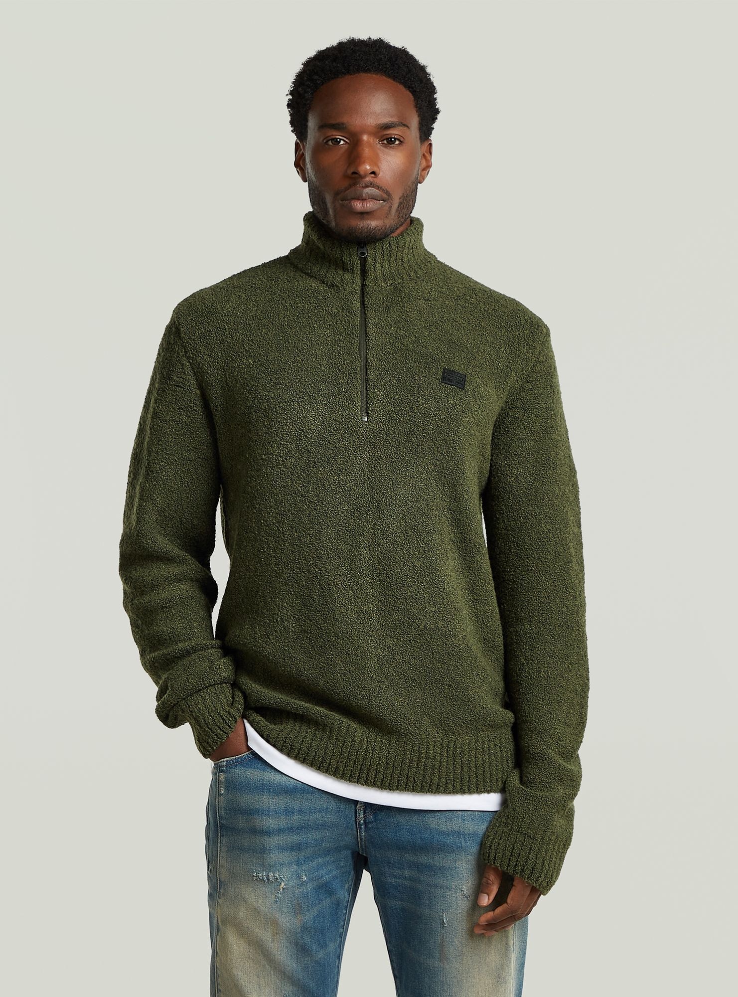 G-STAR Longpullover "Boucle Skipper Knit" günstig online kaufen