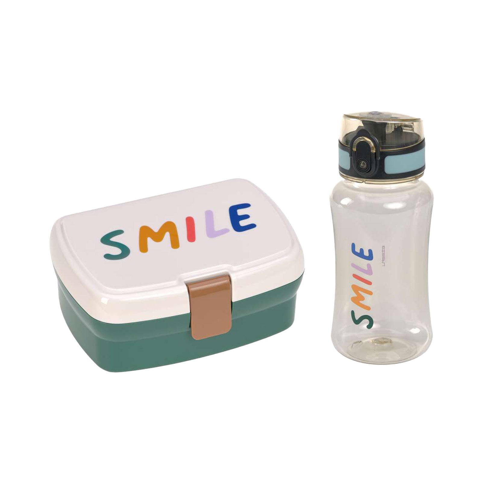LÄSSIG Lunchbox "Lunchset Brotdose & Trinkflasche Little Gang" 2 Stk. tlg. günstig online kaufen
