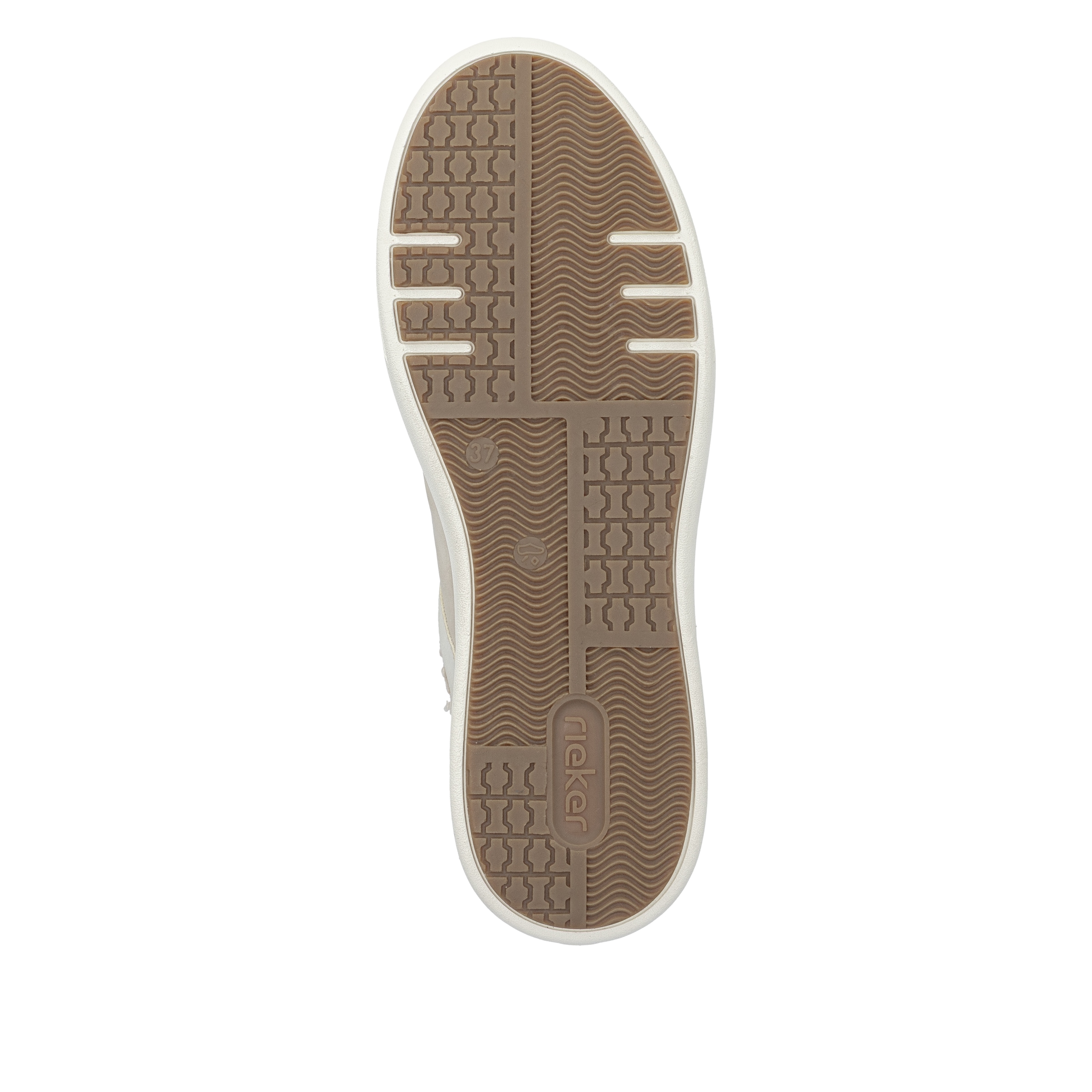 Rieker Plateausneaker, Retro-Sneaker, Schnürschuh, Halbschuh mit Teddyfutter