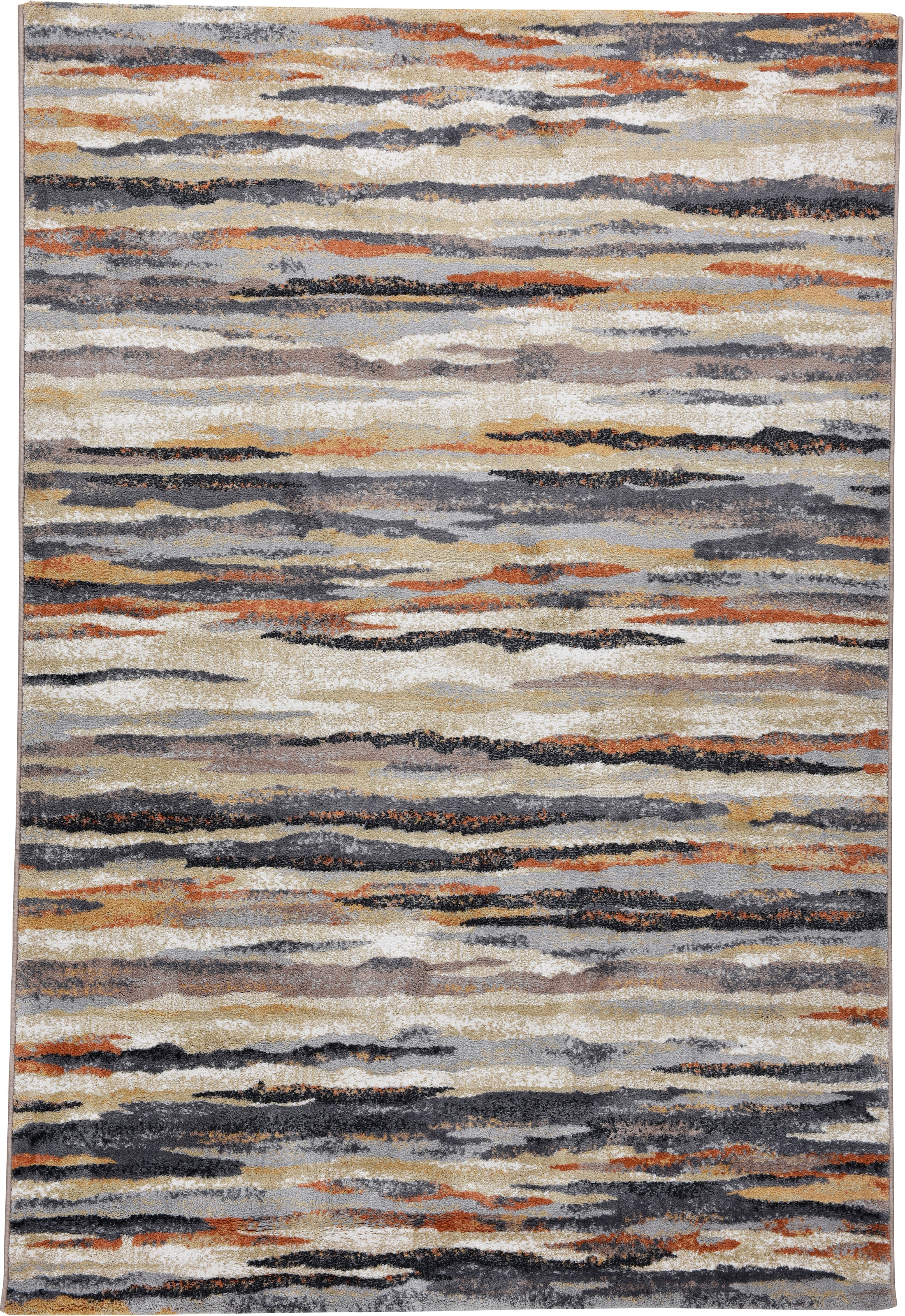 Gino Falcone Teppich "Anna Maria Stripe" rechteckig 20 mm Höhe Kurzflor, mo günstig online kaufen