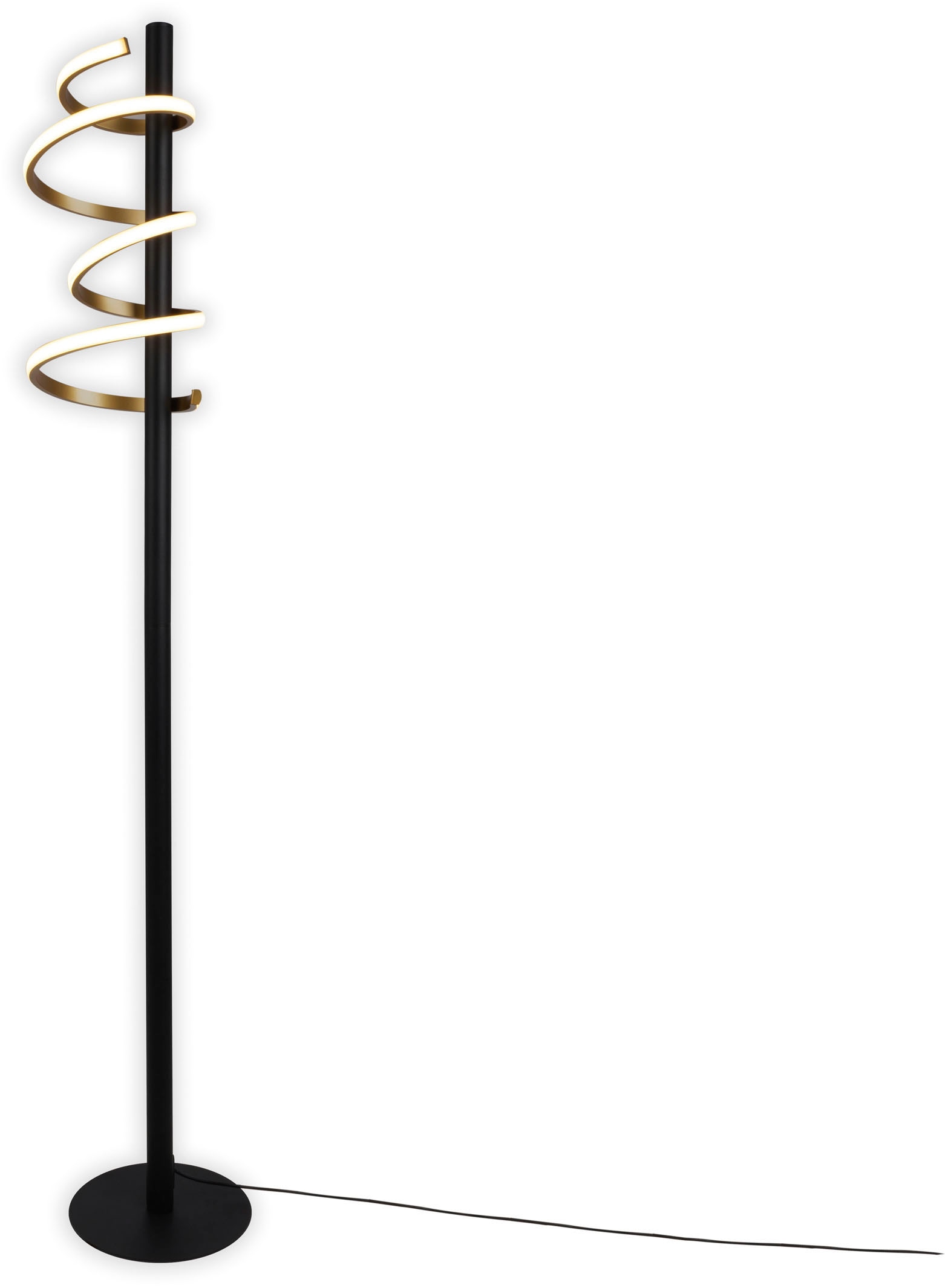 näve LED Stehlampe »Belleza«, 1 flammig, Leuchtmittel LED-Modul | LED fest integriert, Touchschalter, warmweiß, 15W, 3-Stufen dimmbar, Höhe: 140cm