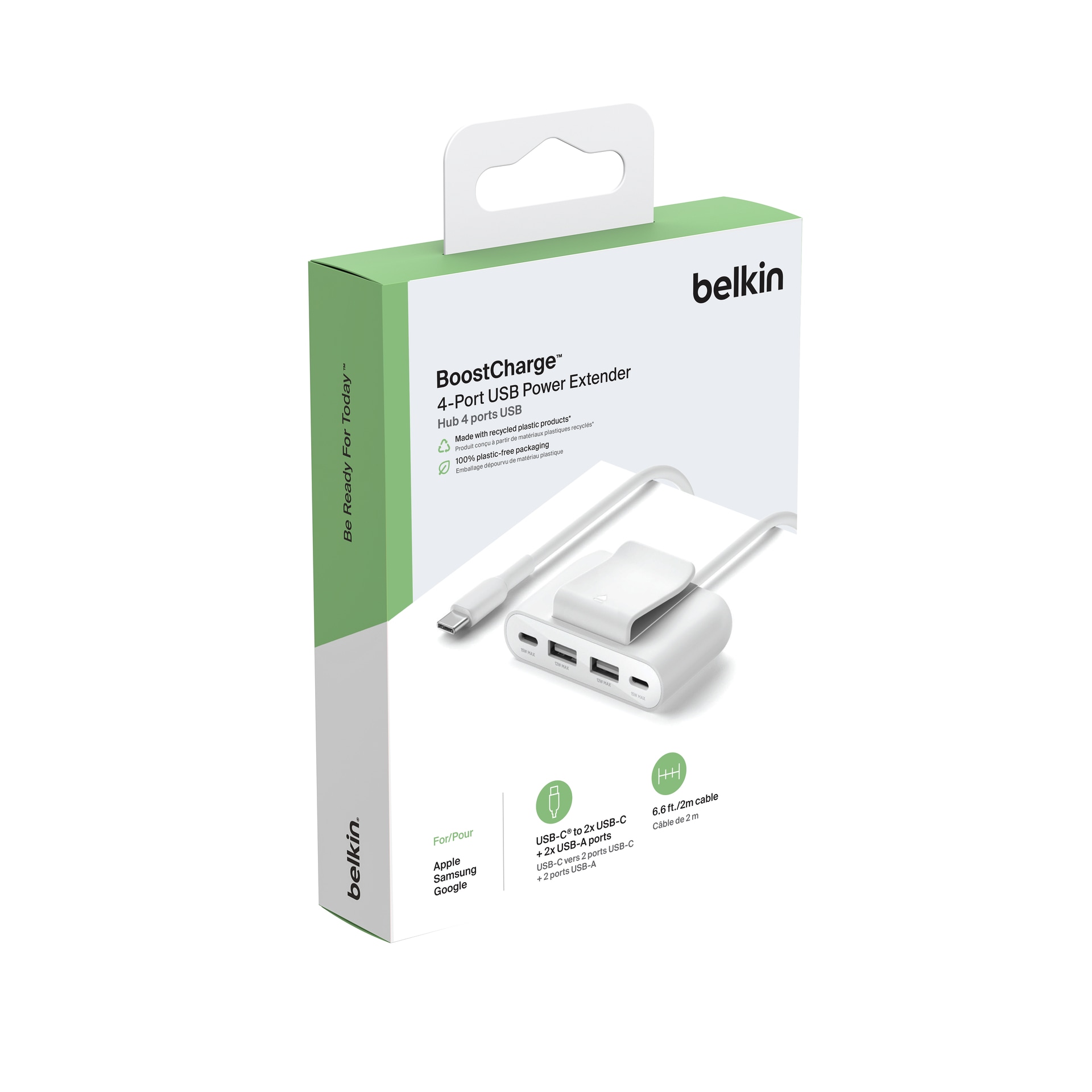 Belkin Smartphone-Dockingstation »BoostCharge 4-Port-USB-Splitter«