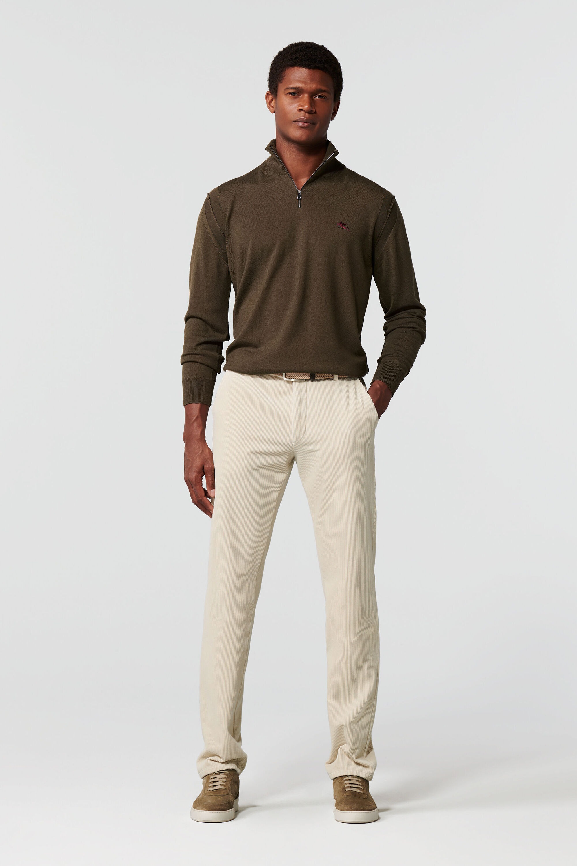 MEYER Chinos »Bonn«, Cordhose mit Stretch-Dehnbund