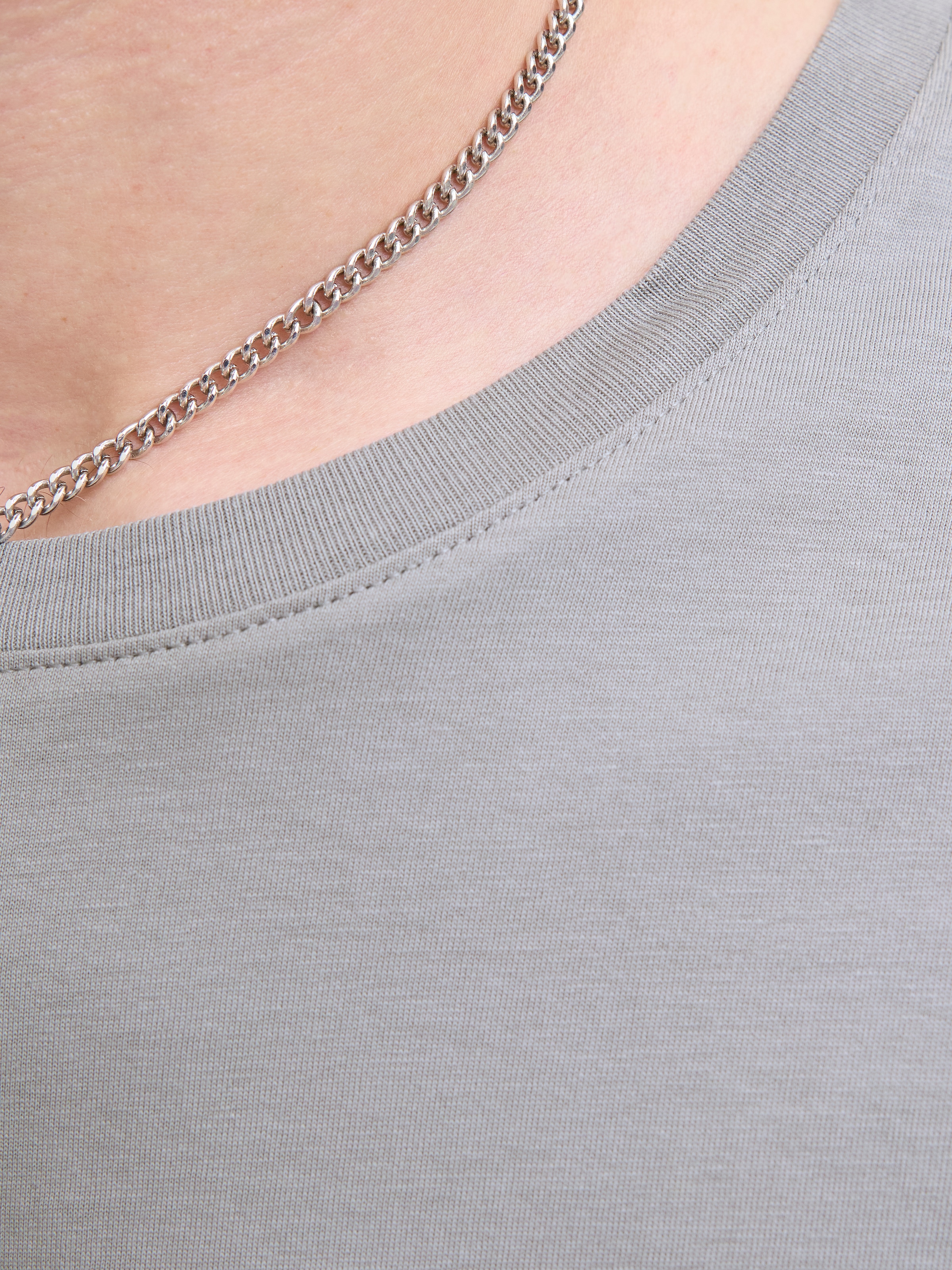 Jack & Jones Rundhalsshirt »JJEORGANIC BASIC TEE LS O-NECK NOOS«