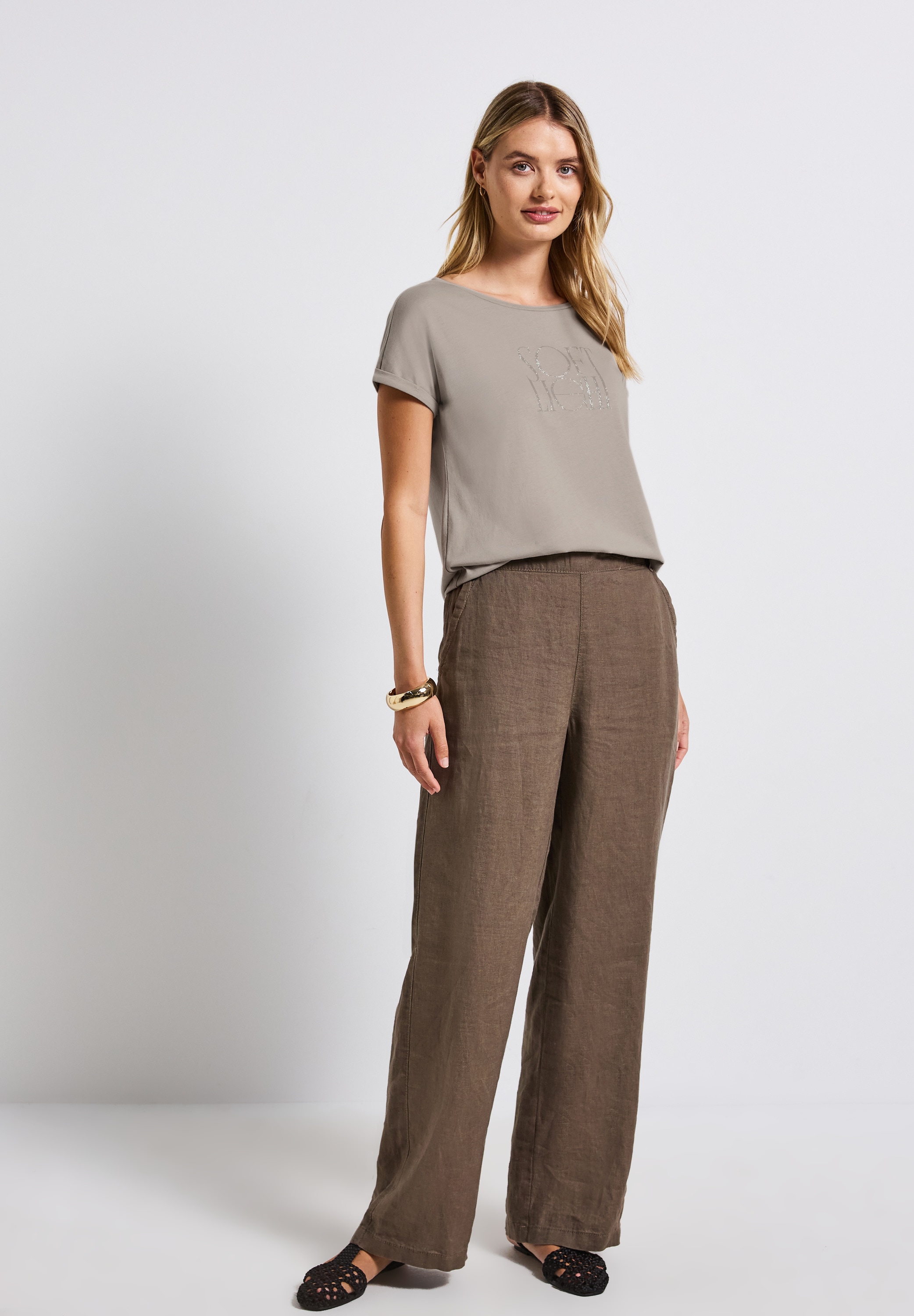STREET ONE T-Shirt, im soften Baumwoll-Mix
