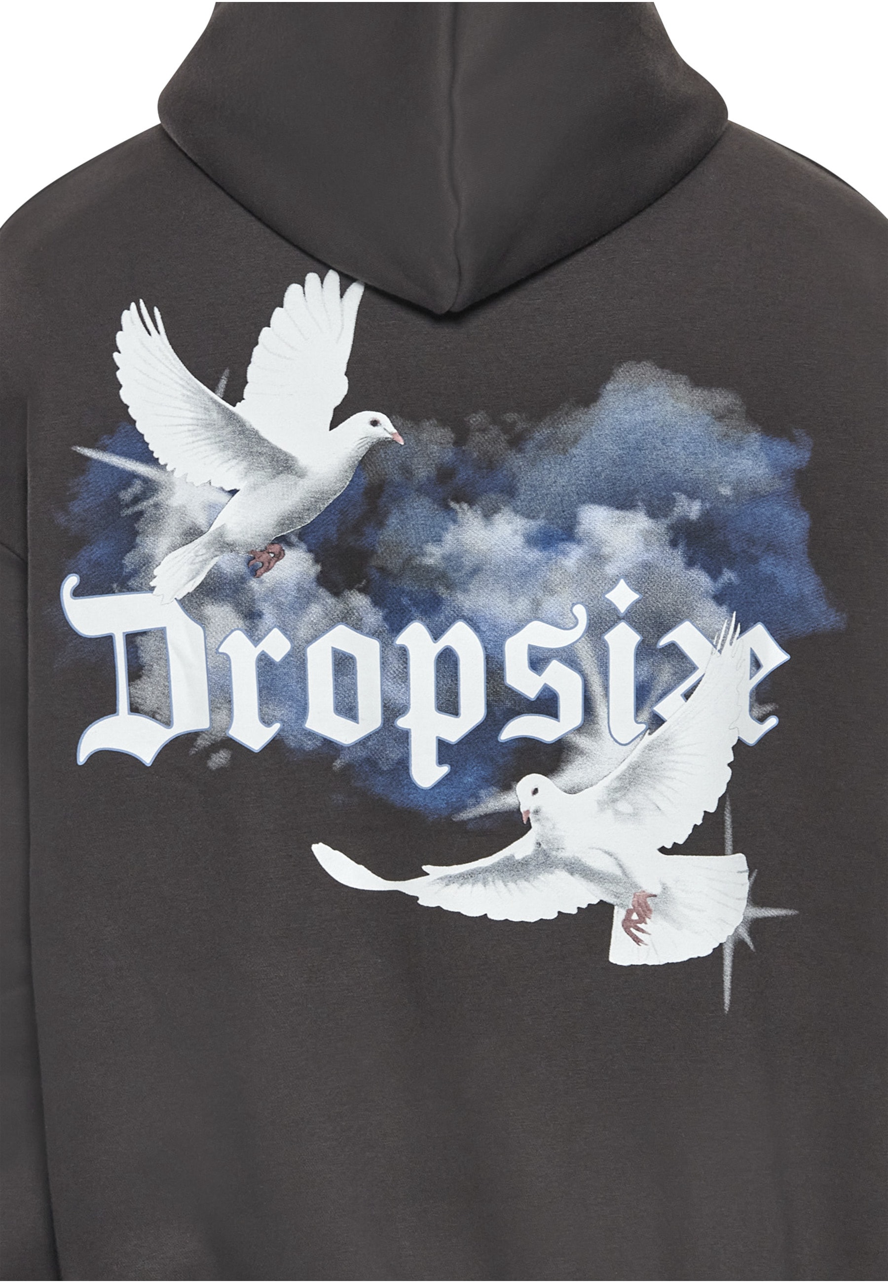 Dropsize Kapuzenpullover »Dropsize Herren Dropsize Heavy Cloud Dove Hoodie« 1 Stk.
