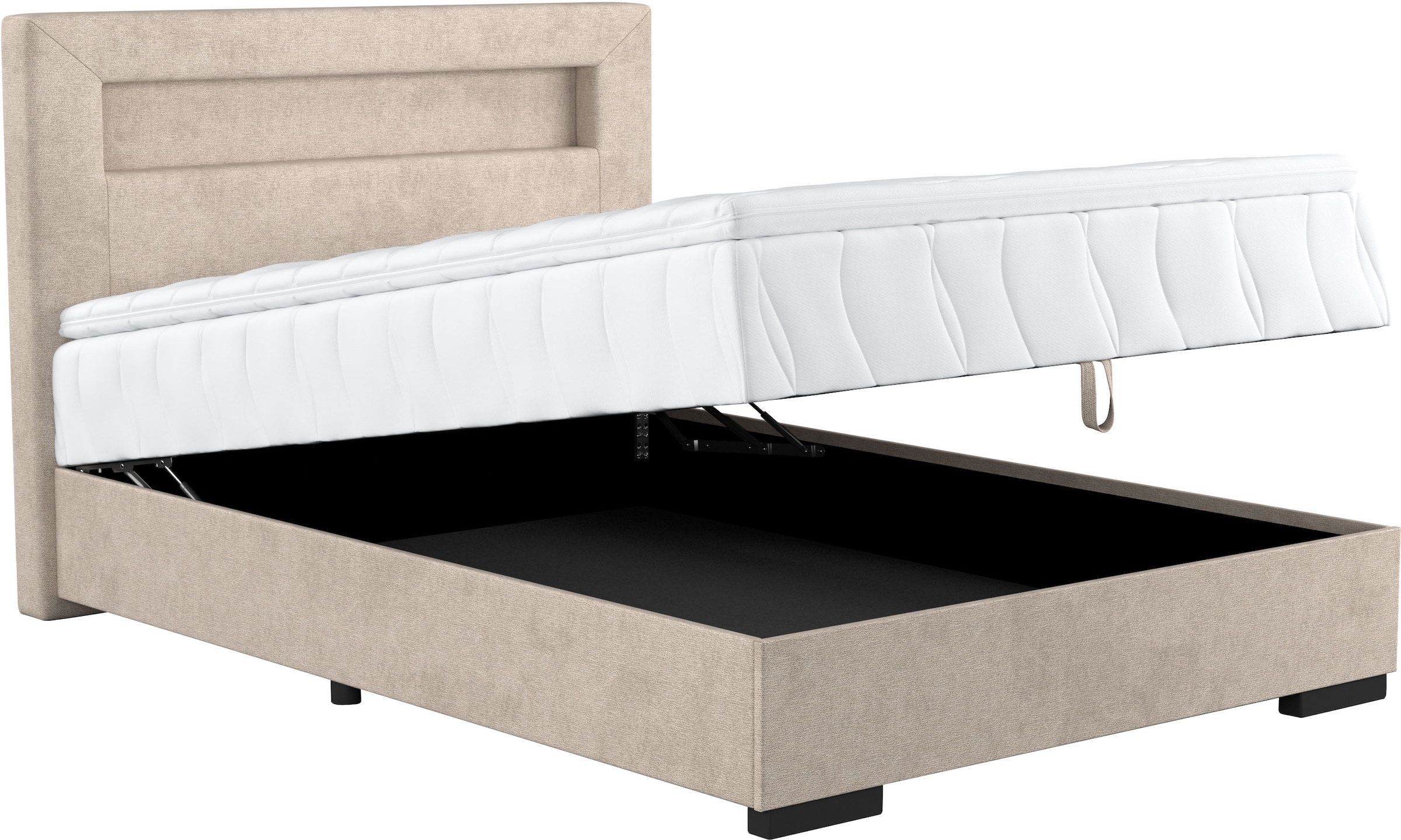 COTTA Boxbett »Kelly«, ausgestattet mit LED-Licht, inkl. Bettkasten