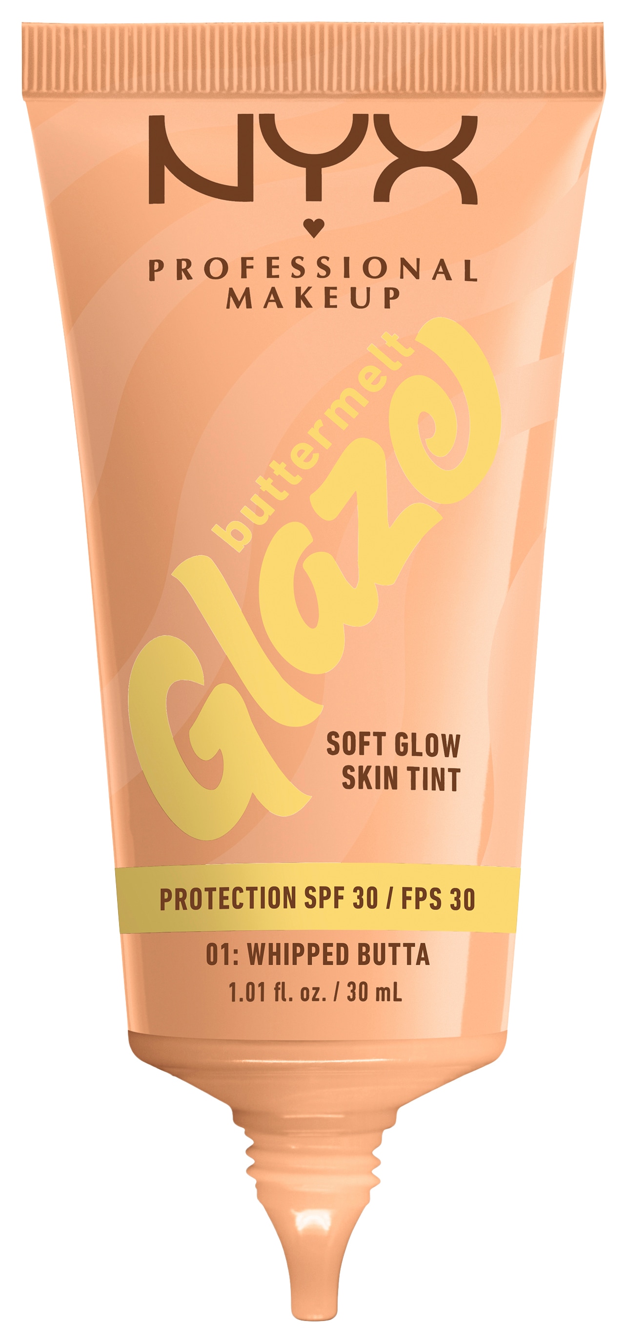 NYX Foundation »NYX Professional Makeup Buttermelt Glaze Foundation LSF 30«
