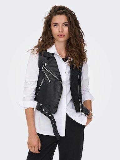 ONLY Lederimitatweste "ONLVERA FAUX LEATHER WAISTCOAT OTW NOOS" günstig online kaufen