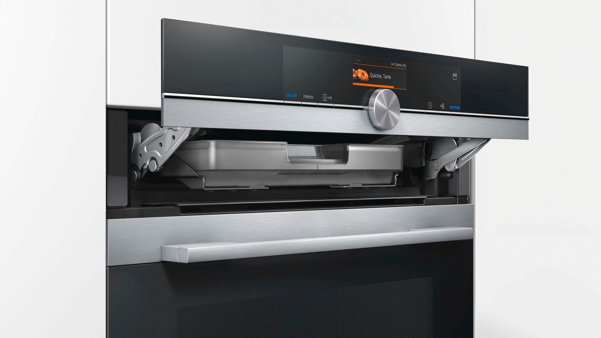 SIEMENS Dampfbackofen iQ700 »CS636GBS2«, mit Teleskopauszug nachrüstbar