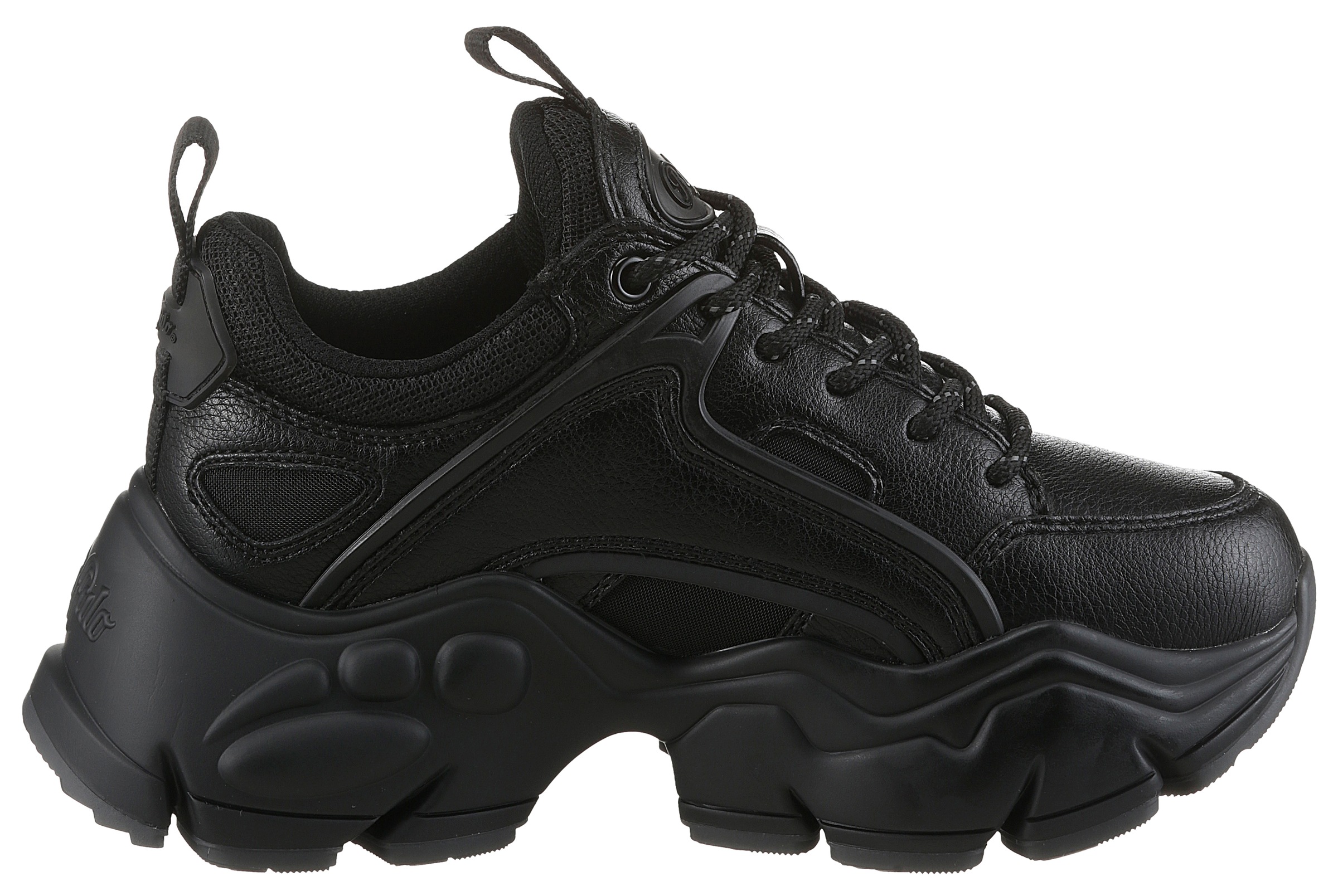Buffalo Sneaker »BINARY«, in monochromer Optik, Freizeitschuh, Halbschuh, Schnürschuh